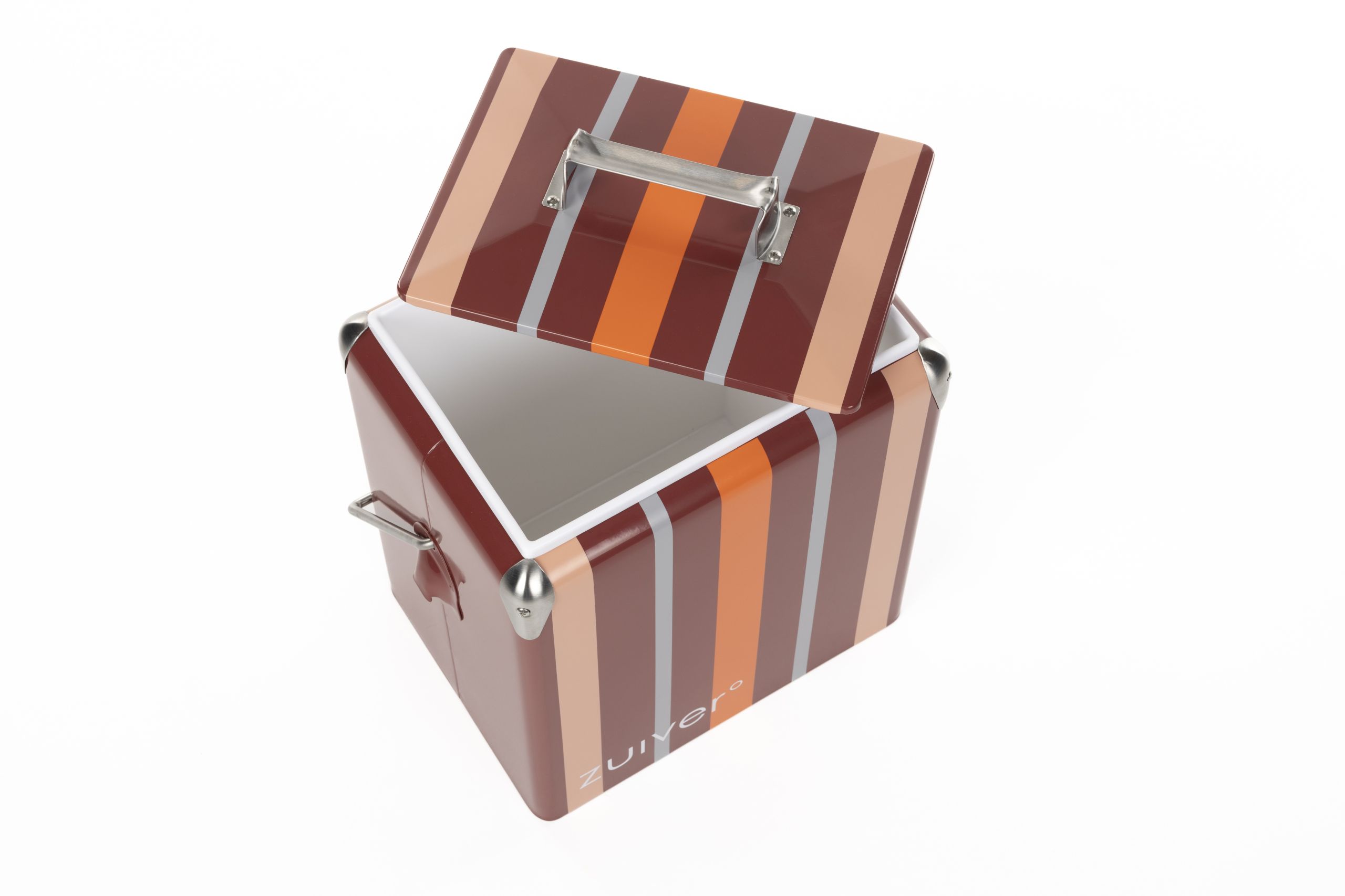 Kühlbox Kühlbehälter Cooler Be Wine mit Flaschenöffner Stripes Burgundy