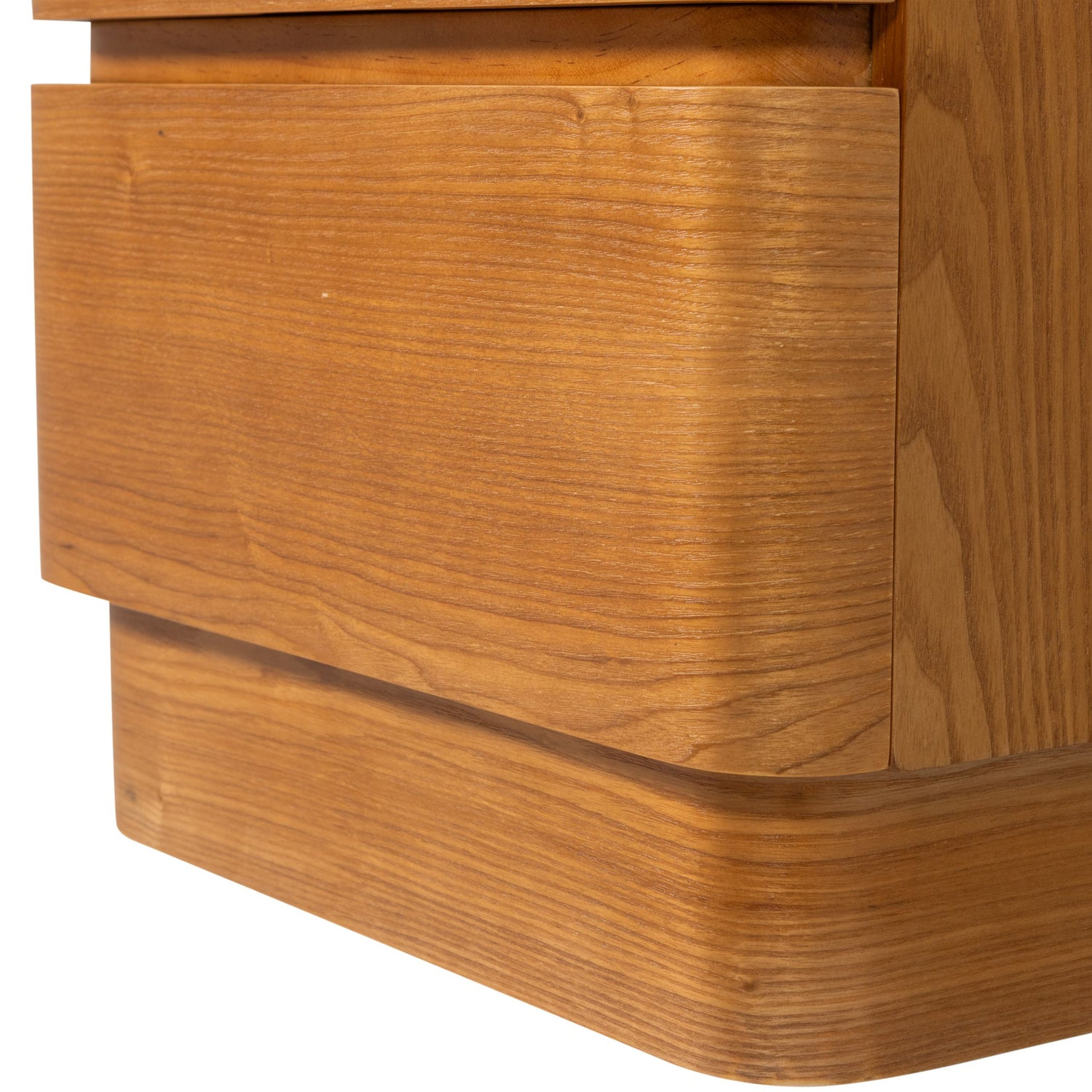 Retro Kommode Fejo zwei abgerundete Schubladen 
