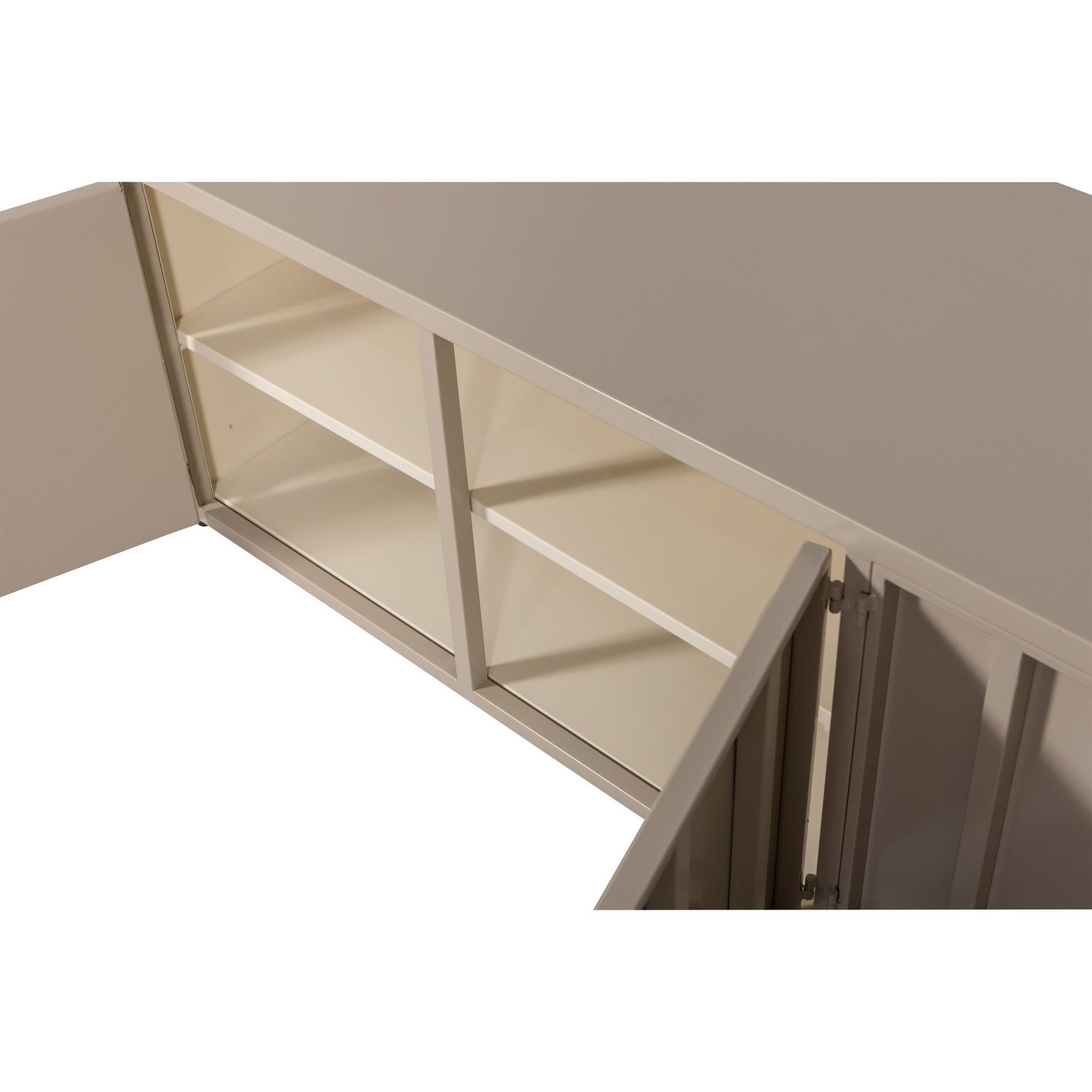 Industrial TV-Board Lowboard Level Metall Sand