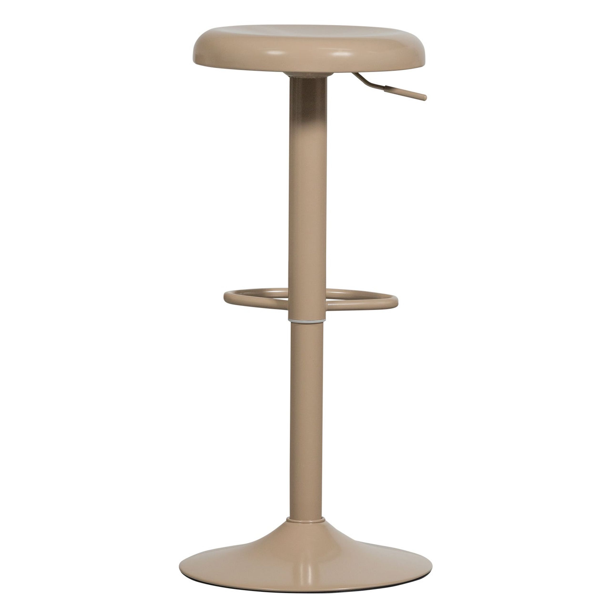 Retro Barhocker Isaac Metall höhenverstellbar Sand Retro Barhocker Isaac Metall höhenverstellbar Sand