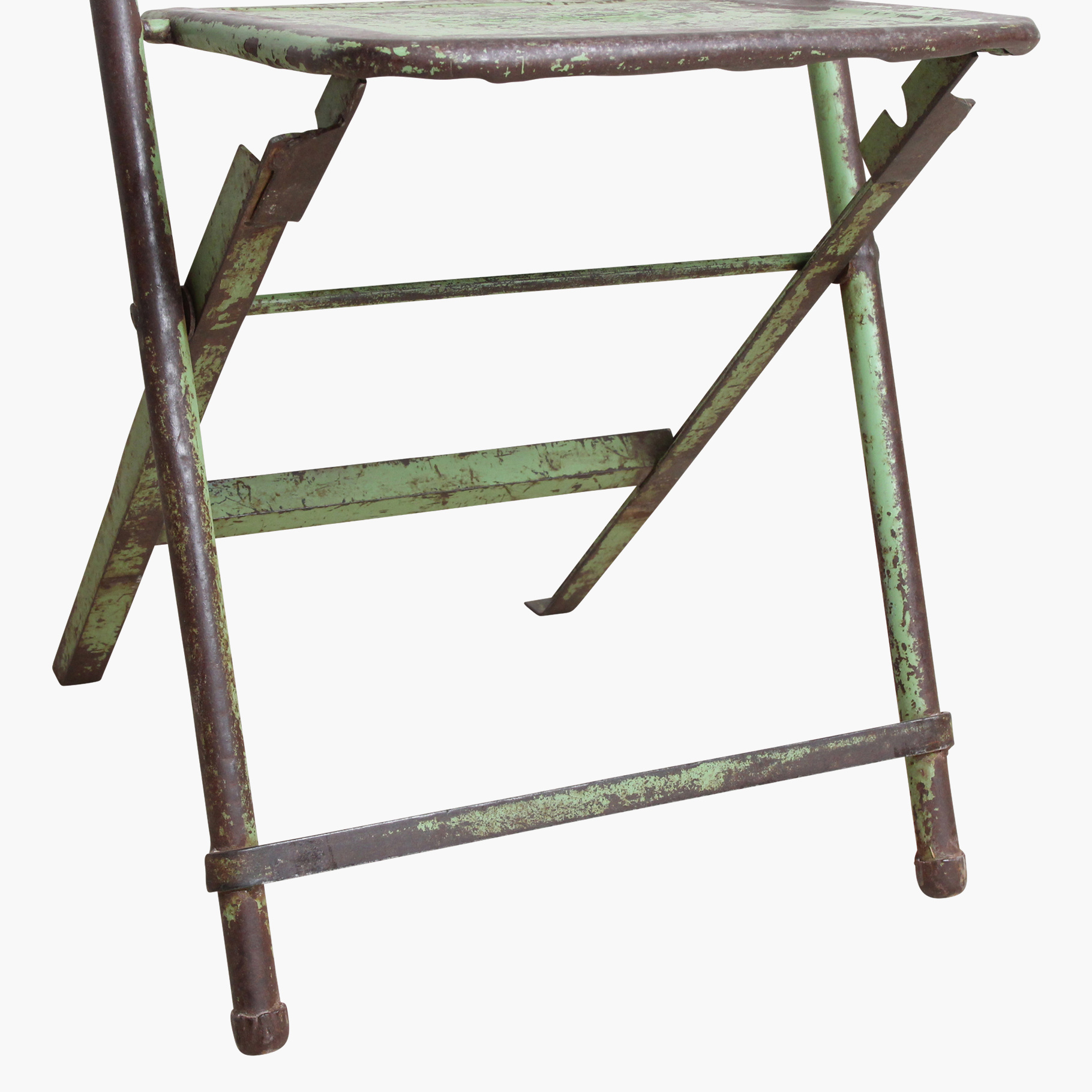 STIR00025O_6 Vintage Klappstuhl Easy Balkonstuhl Esszimmerstuhl Hellgrün Outdoor