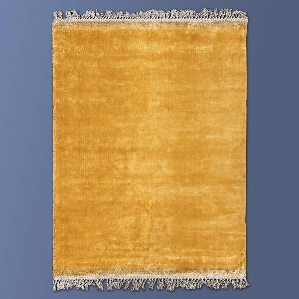 Boho Teppich Velvet Touch 160 x 230 cm Gelb Boho Teppich Velvet Touch 160 x 230 cm Gelb
