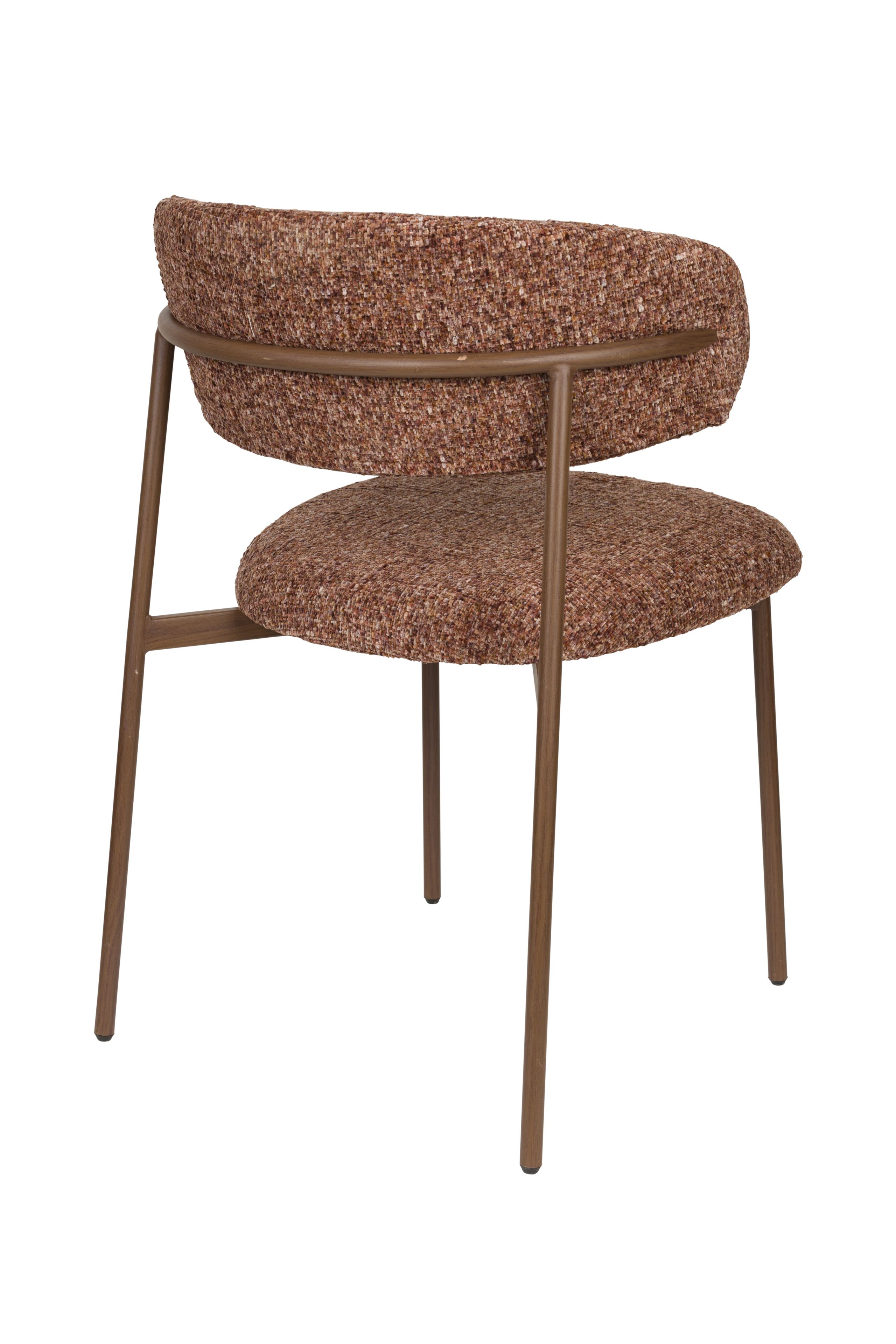 2er Set Retro Esszimmerstühle Claes Walnussholzoptik Terra
