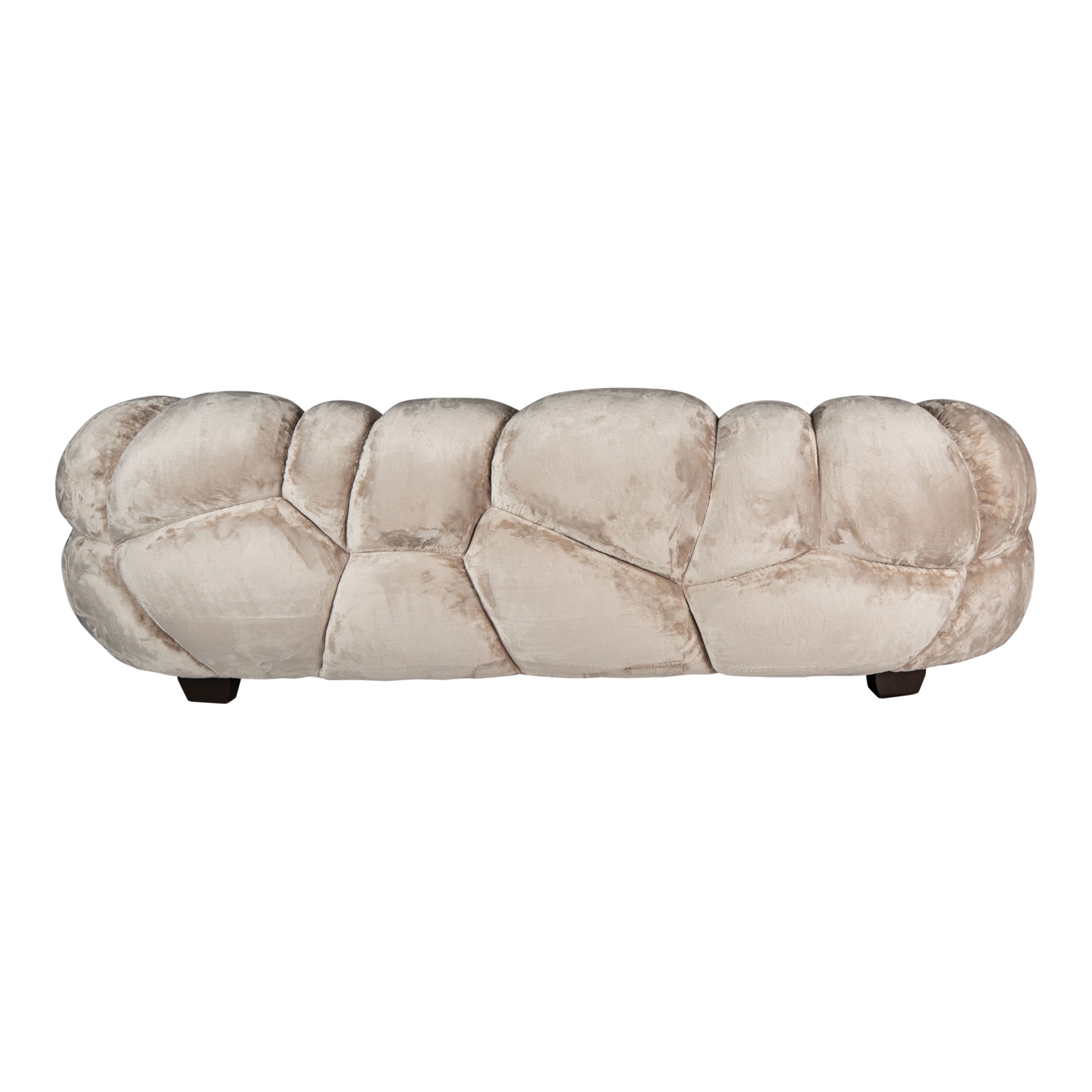 Sofa Cloudy Comfort Kunstfell in beige