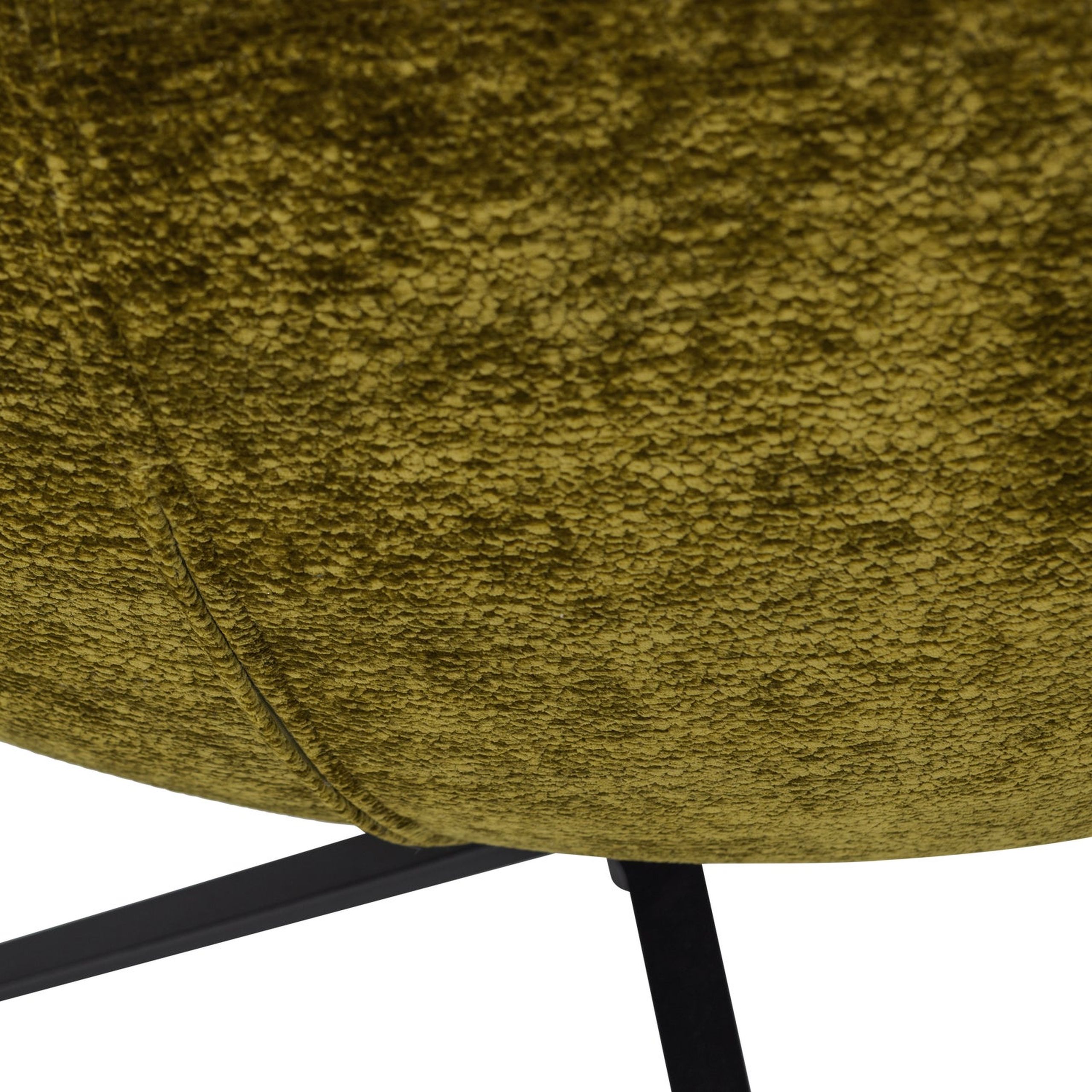 Retro Drehsessel Relaxsessel Maudi Chenille Grün