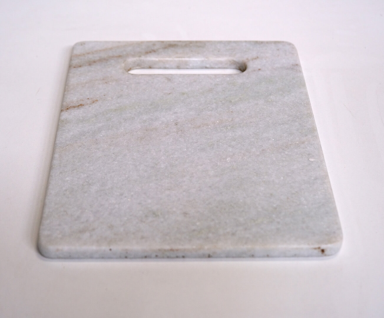 Schneidebrett Servierbrett aus echtem Marmor 30 x 22 cm