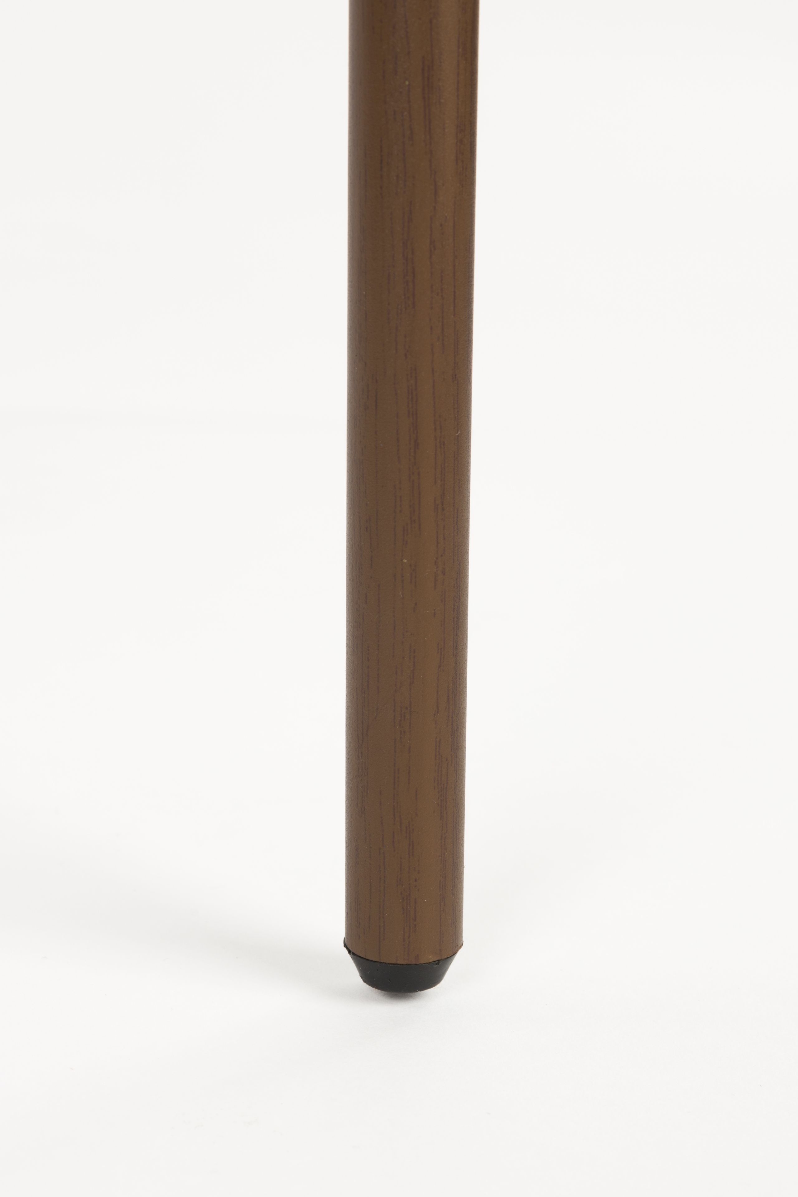 2er Set Retro Esszimmerstühle Claes Walnussholzoptik Off-White