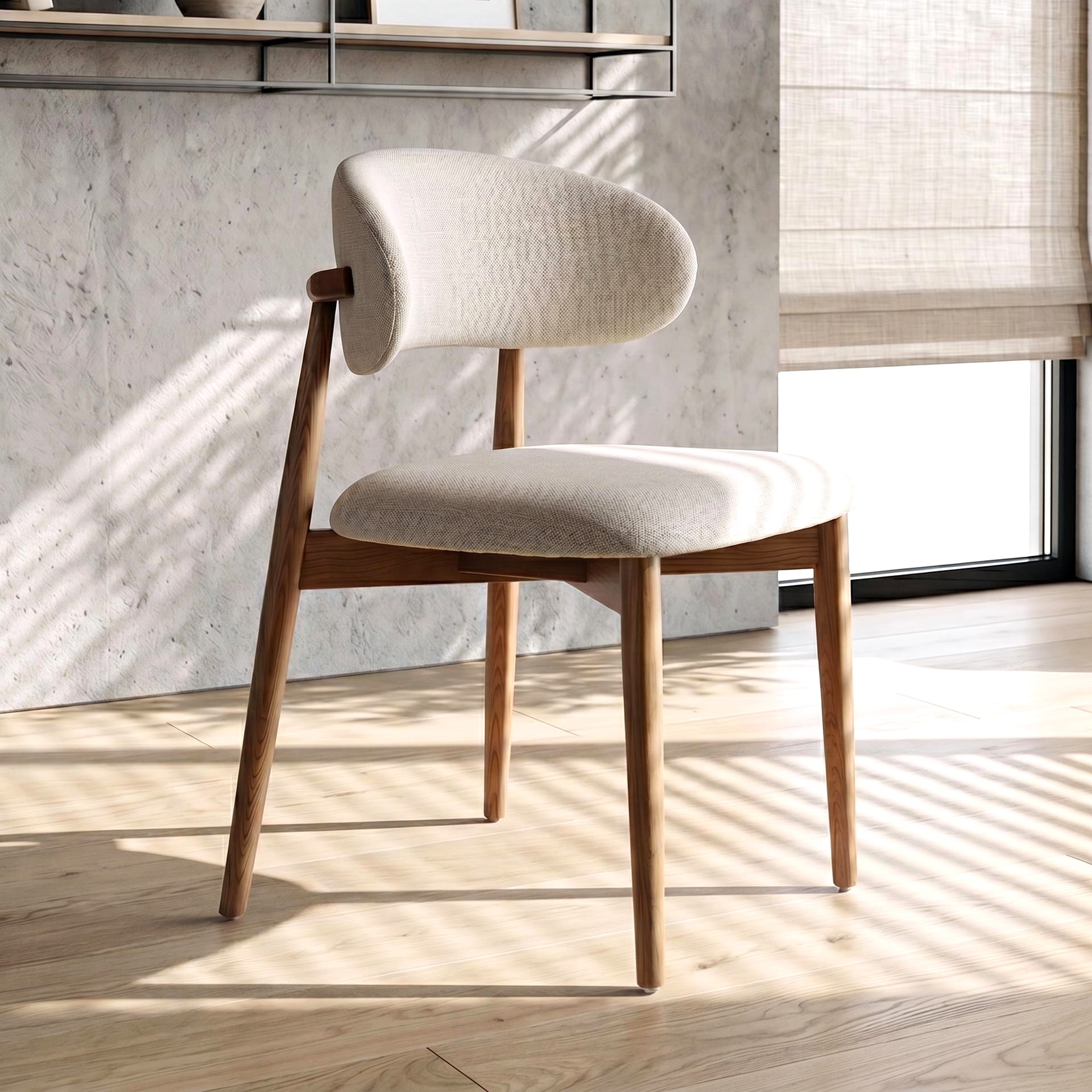 Essgruppe Bari 160 Travertin Metall + 4 Stühle Linea