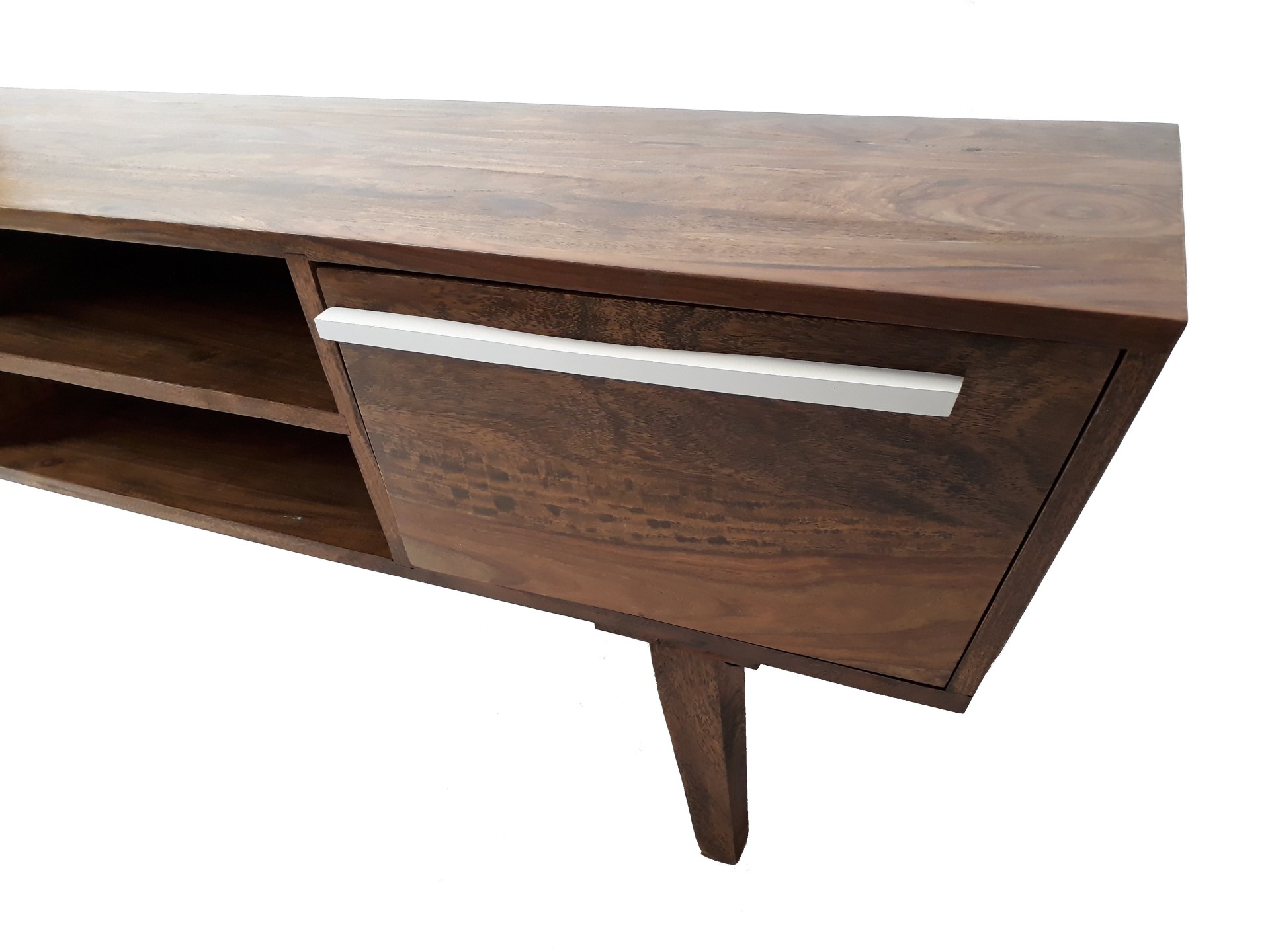 TV-Board Sideboard Vintage Oslo Trapez Massivholz Retro