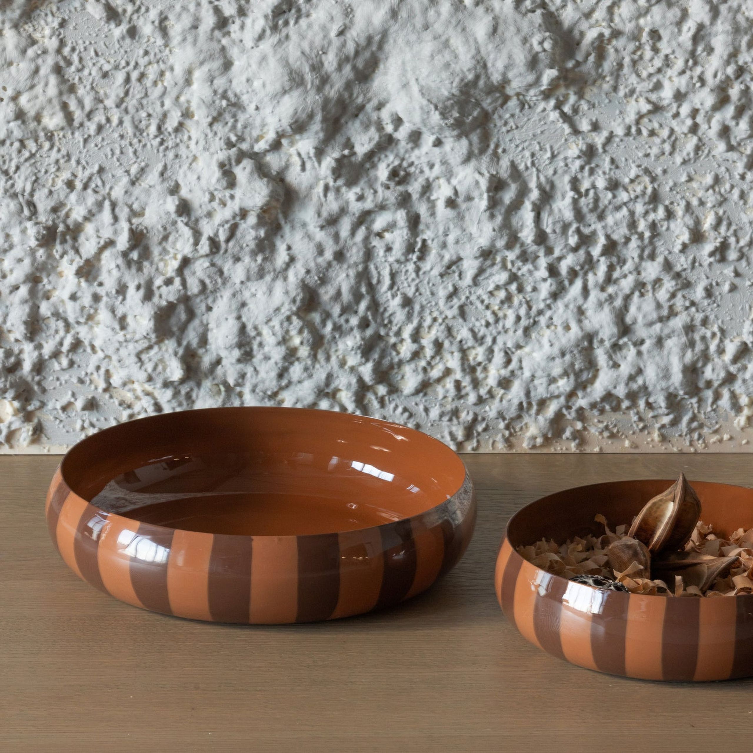 Retro Schale Dekoschale Servierschale Stripes Orba