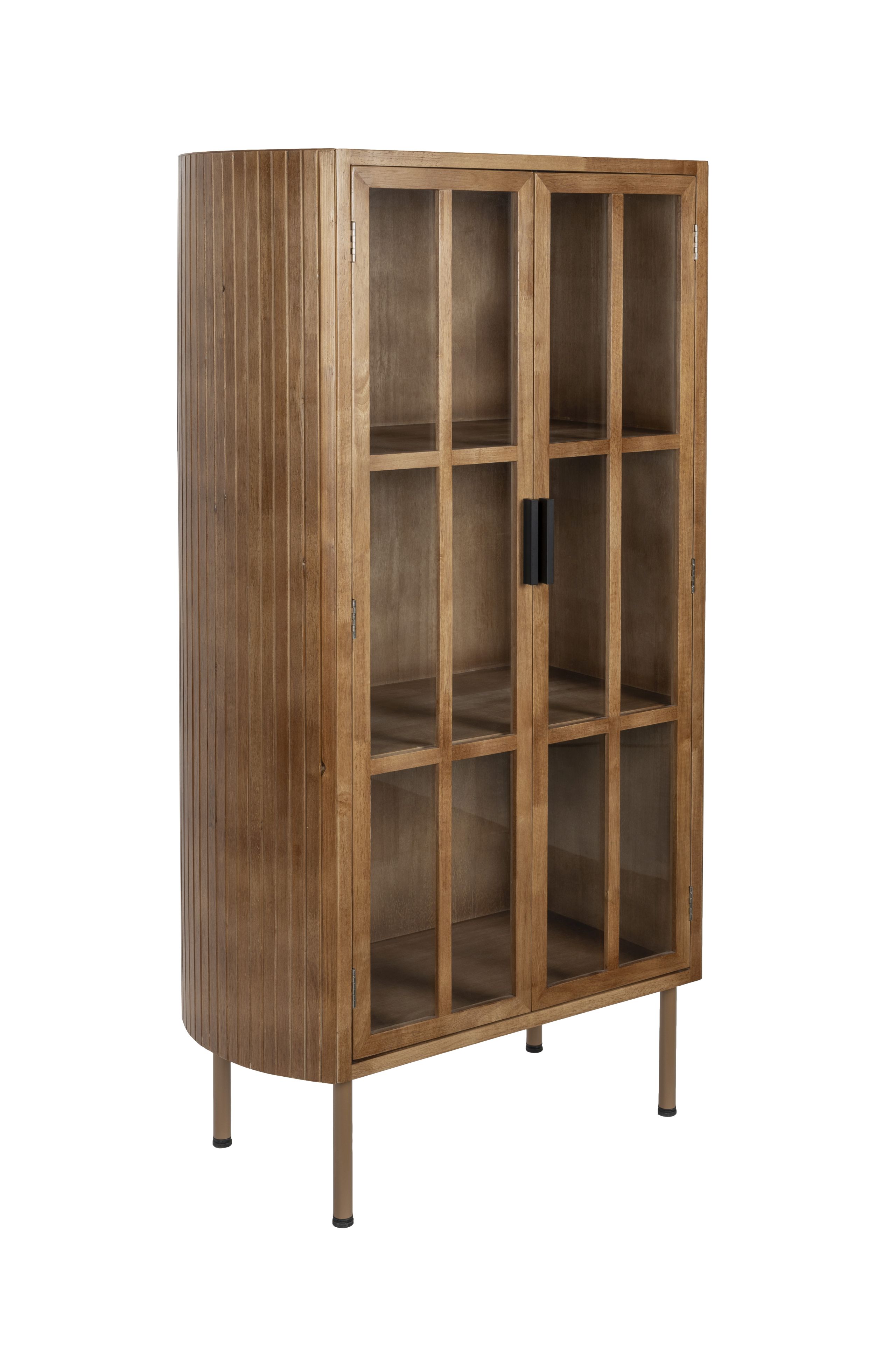 Retro Vitrine Schrank Yaz Oval Sprossenverglasung Retro Vitrine Schrank Yaz Oval Sprossenverglasung