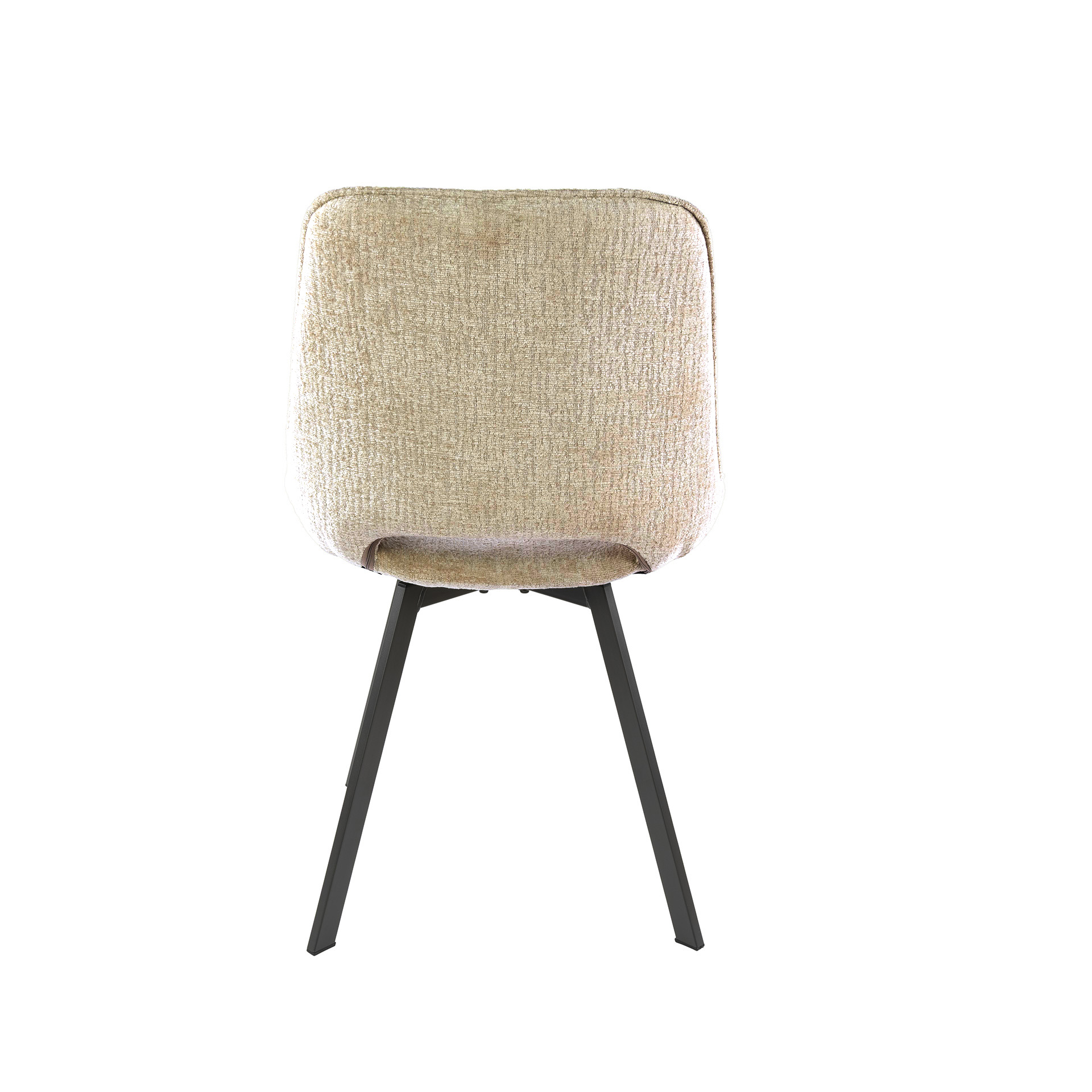 5er Set Essgruppe Half Arch 140 Travertin + 4 Drehstuhl Esszimmerstuhl Swivel