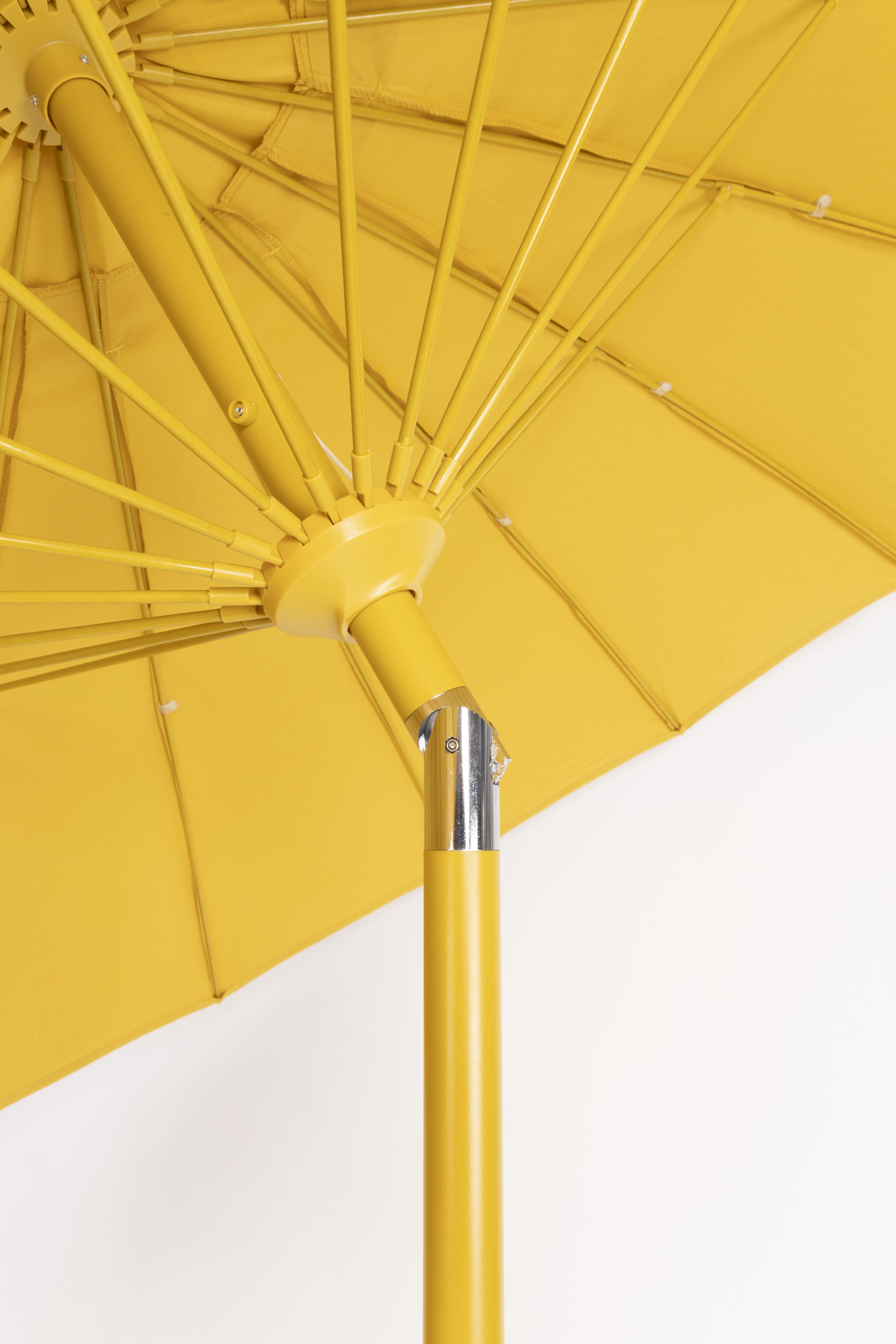 Sonnenschirm Sunbrella Sunshine mit Standfuß Gelb
