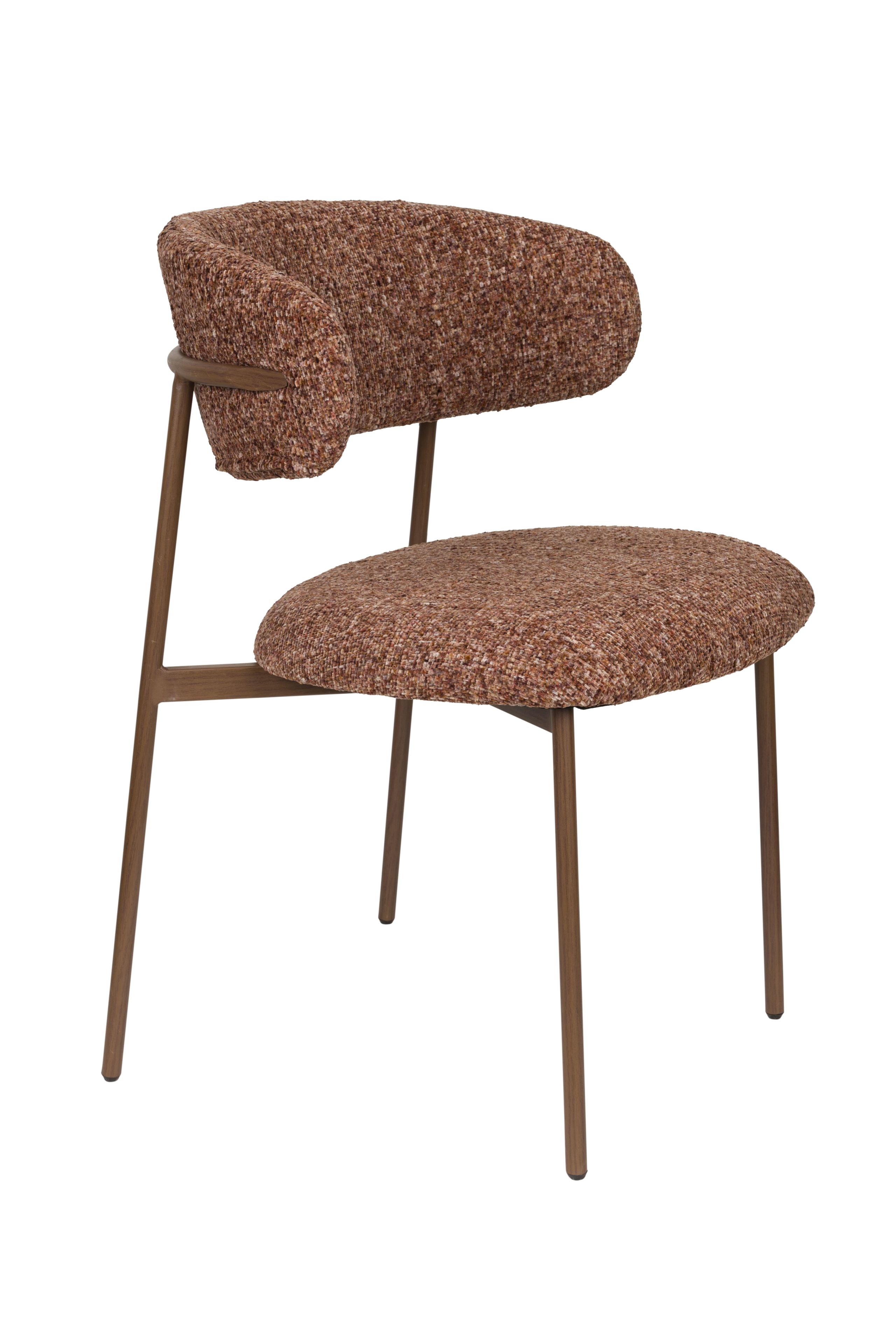 2er Set Retro Esszimmerstühle Claes Walnussholzoptik Terra