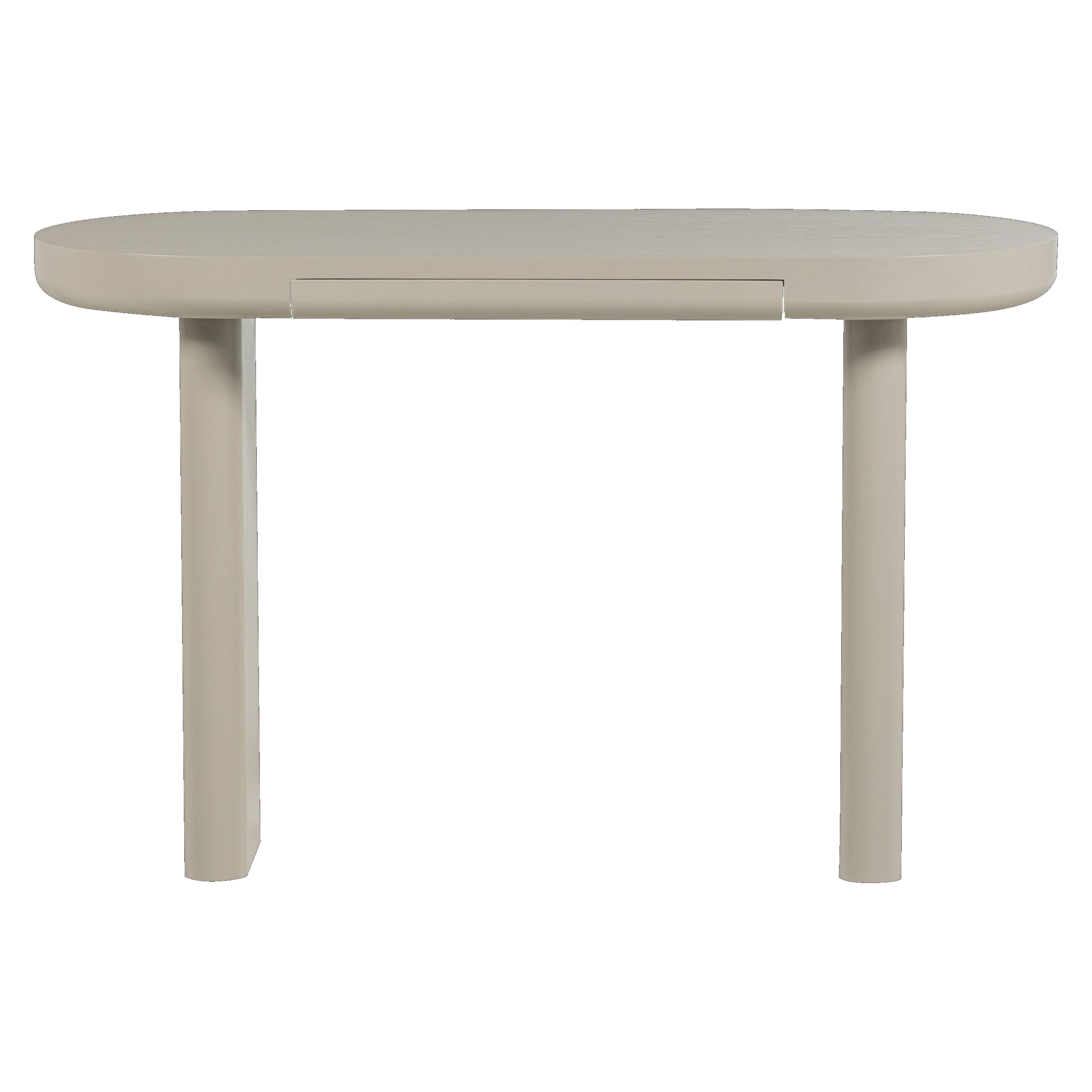 Schreibtisch Konsole Mael 1 Schublade Greige 120 cm