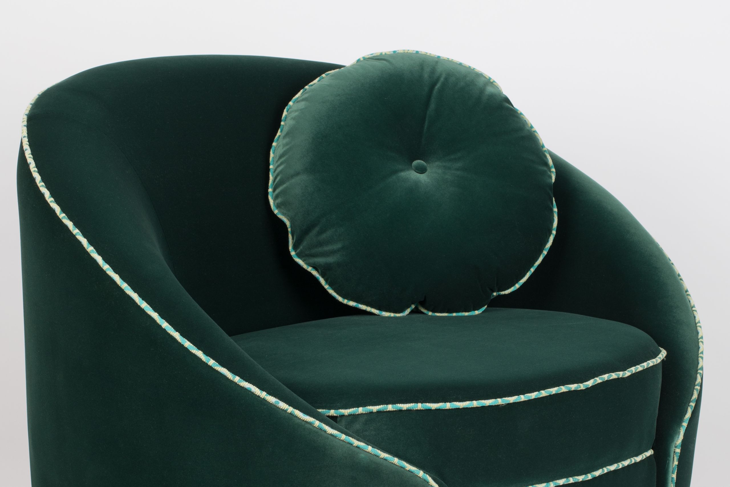 Retro Sessel Cocktailsessel Don't Love Me Lounger Grün