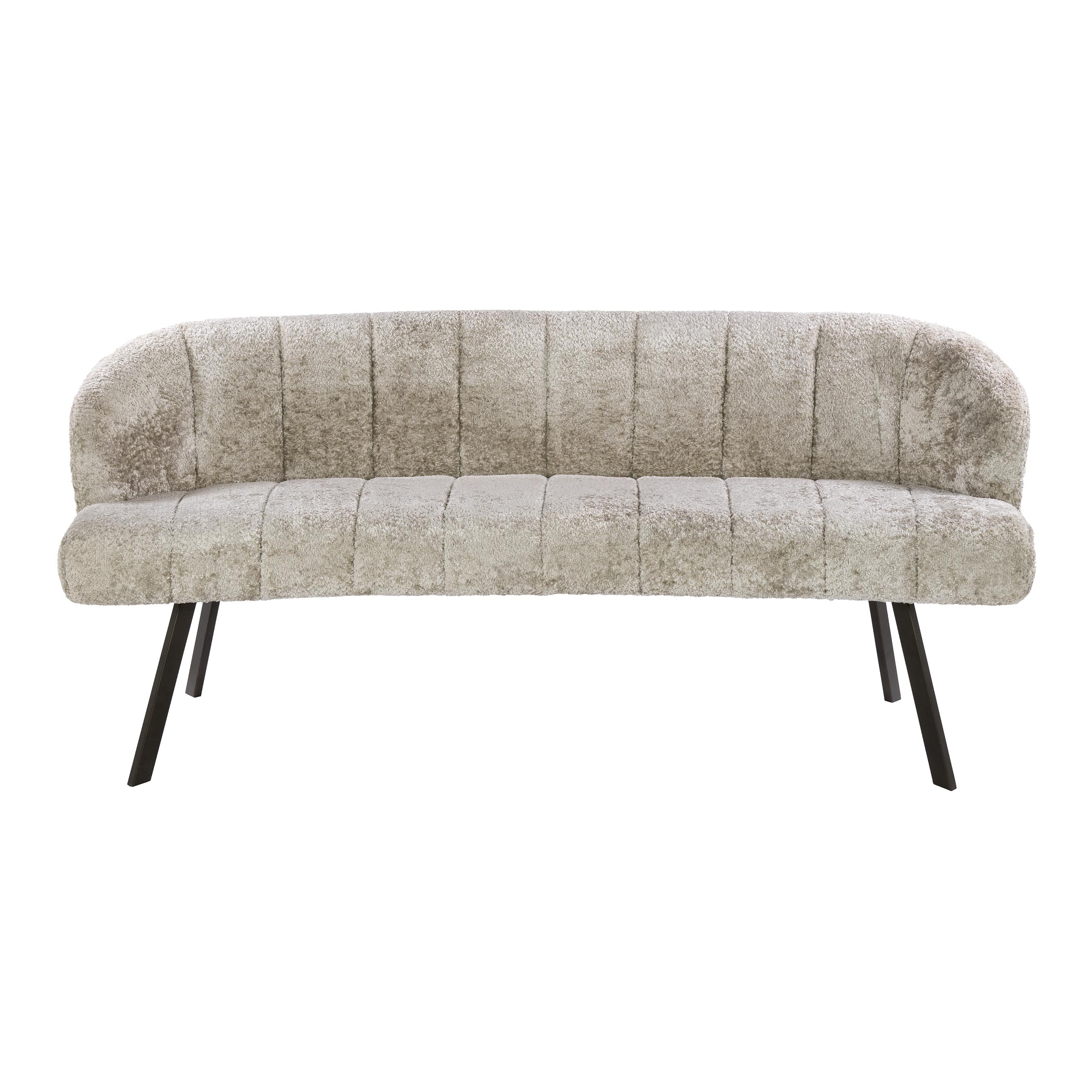 Esstischbank Polsterbank Oval Sand 190 Industrial Alura Sand