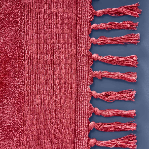 Boho Teppich Velvet Touch 160 x 230 cm Rot Boho Teppich Velvet Touch 160 x 230 cm Rot