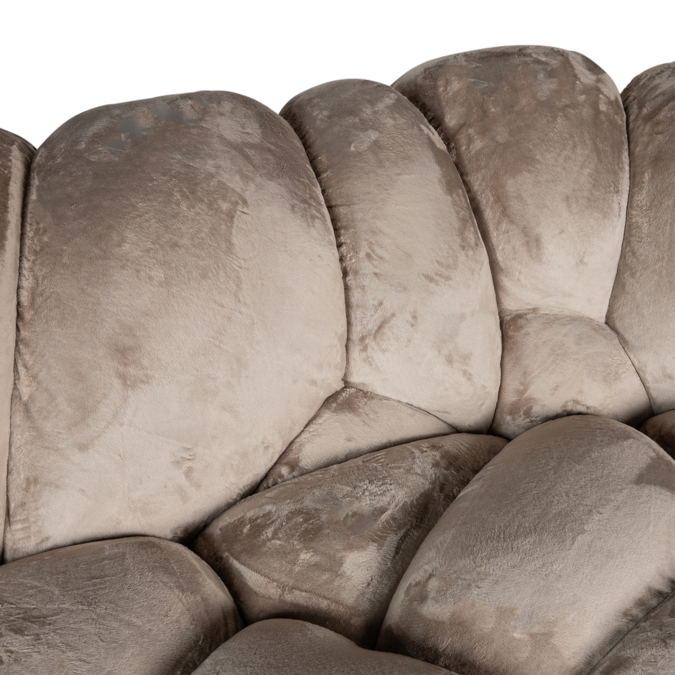 Sofa Cloudy Comfort Kunstfell in beige