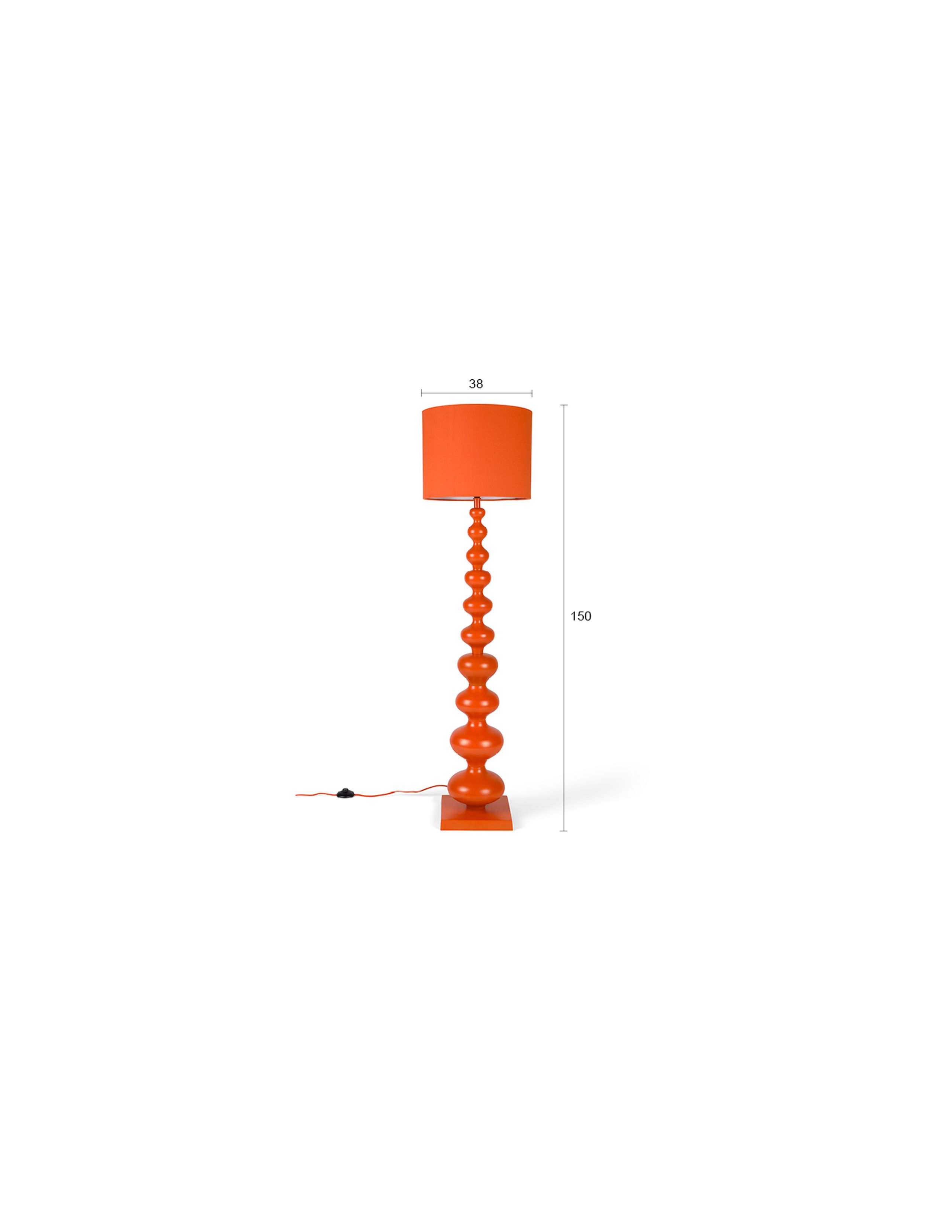 Retro Stehlampe When Orange Is King