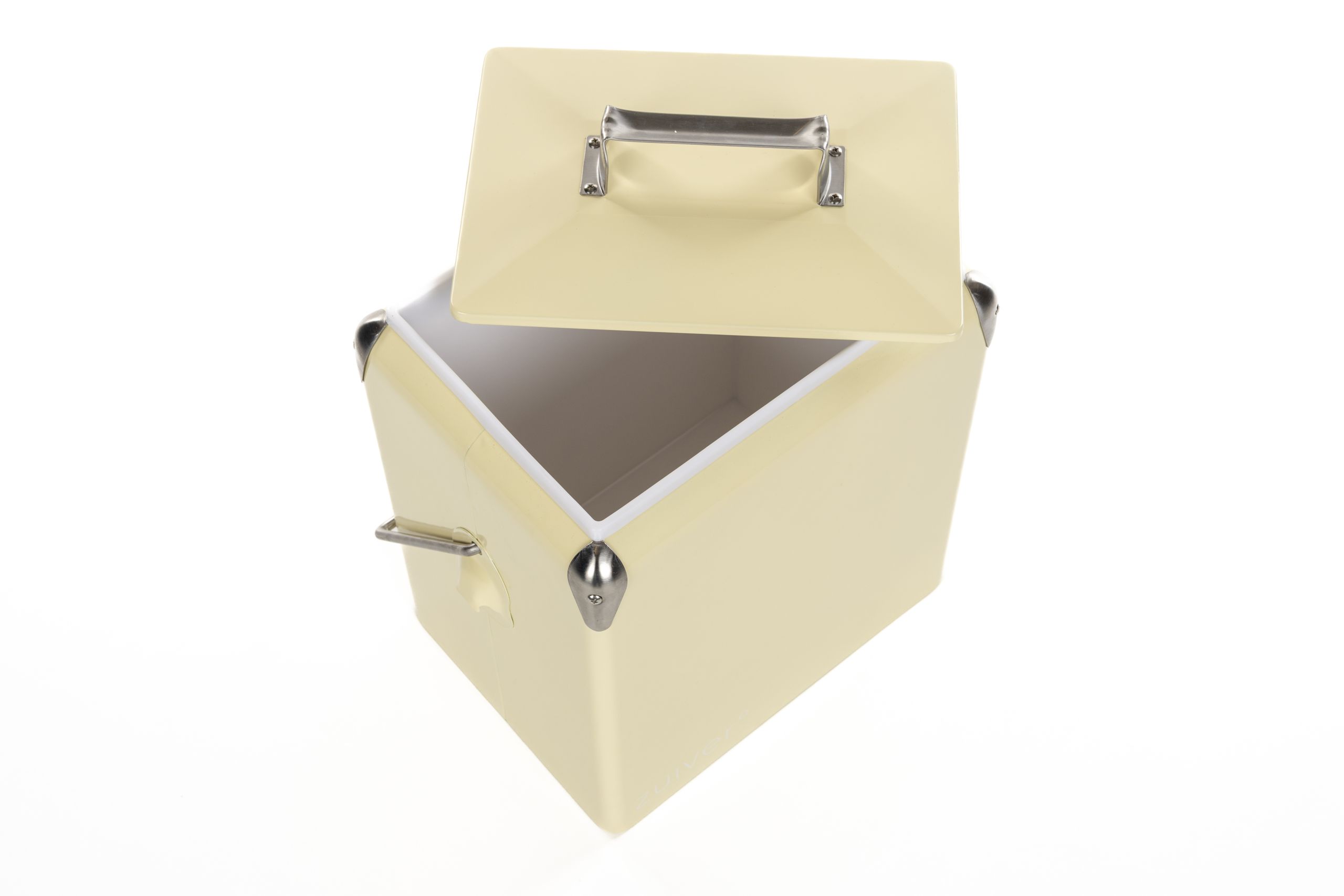 Kühlbox Kühlbehälter Cooler Be Wine mit Flaschenöffner Cream