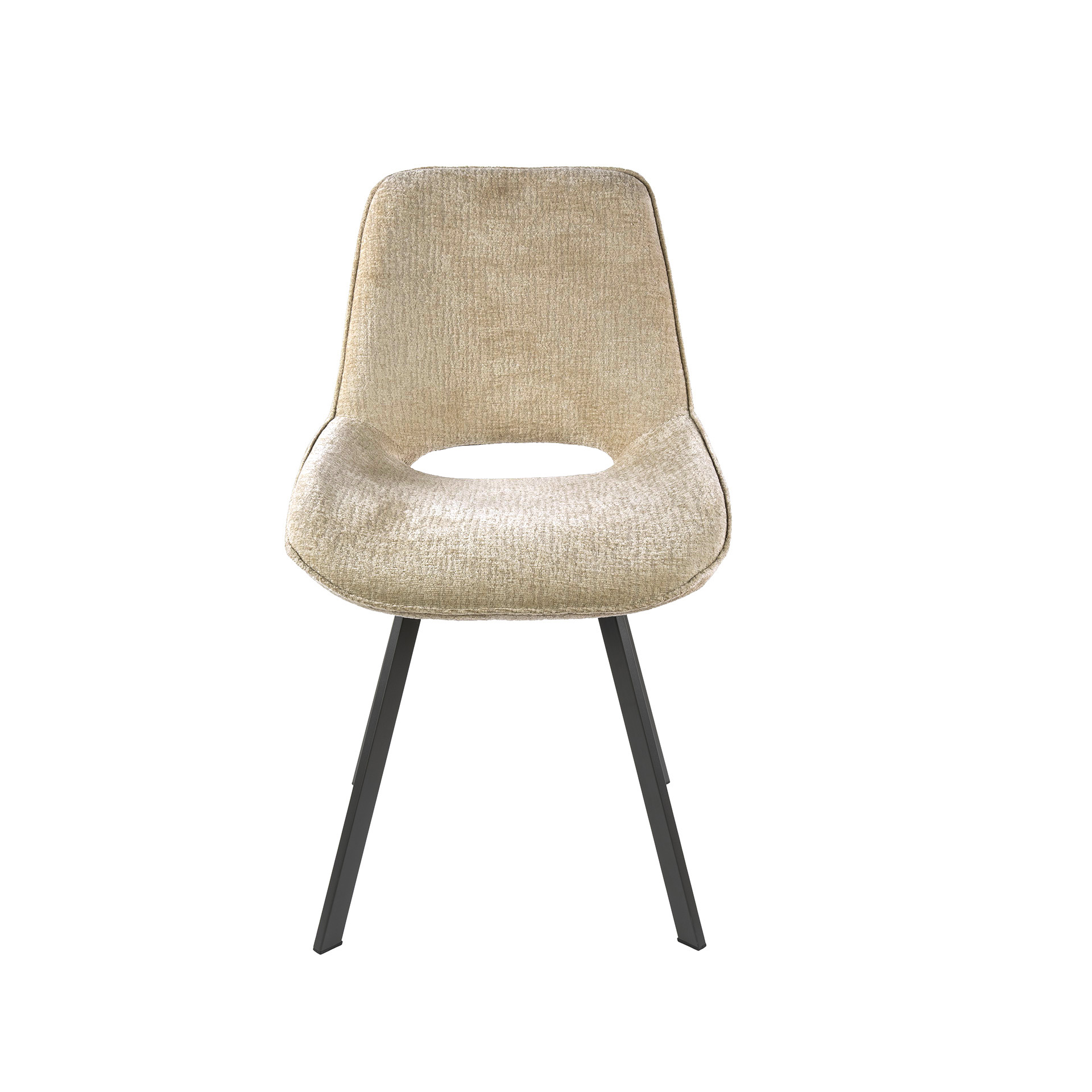 5er Set Essgruppe Half Arch 140 Travertin + 4 Drehstuhl Esszimmerstuhl Swivel