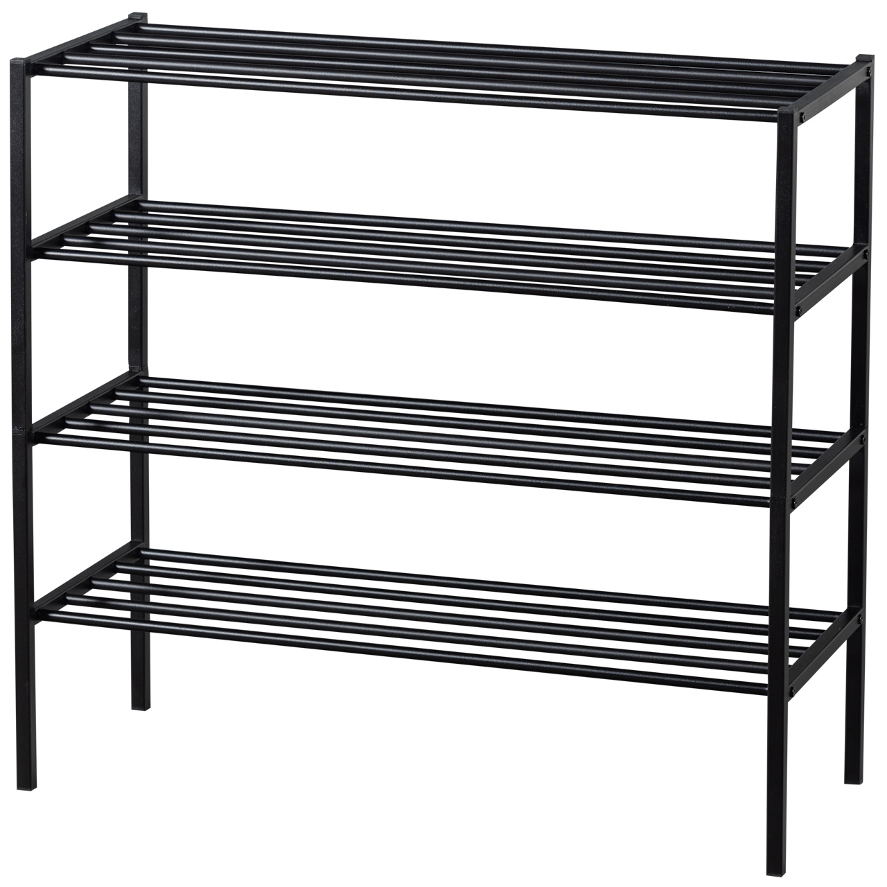 Schuhregal Industrial Ferro Metall Schwarz 80