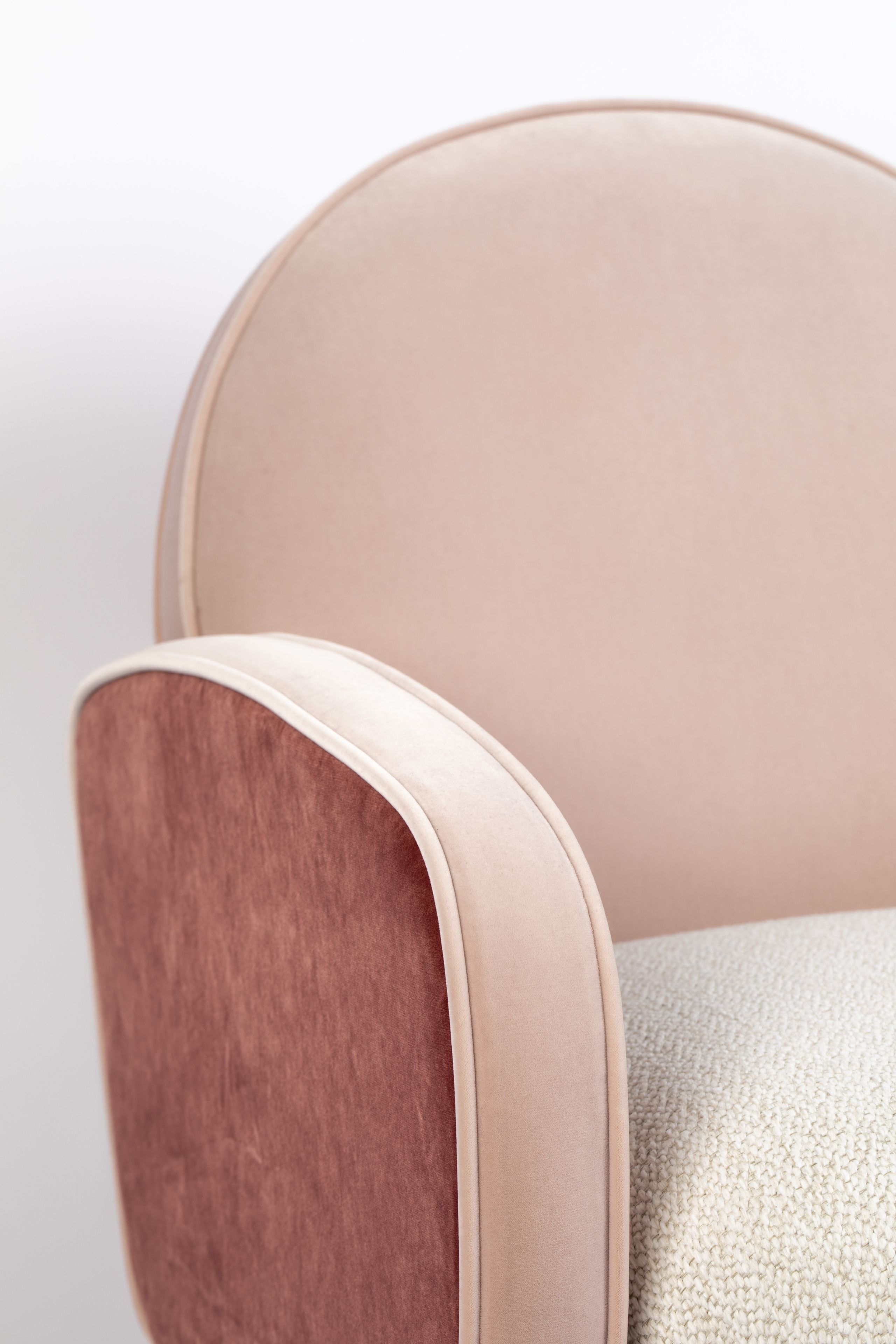 3100136_10 Retro Sessel Cocktailsessel SAM Rosa Lounger