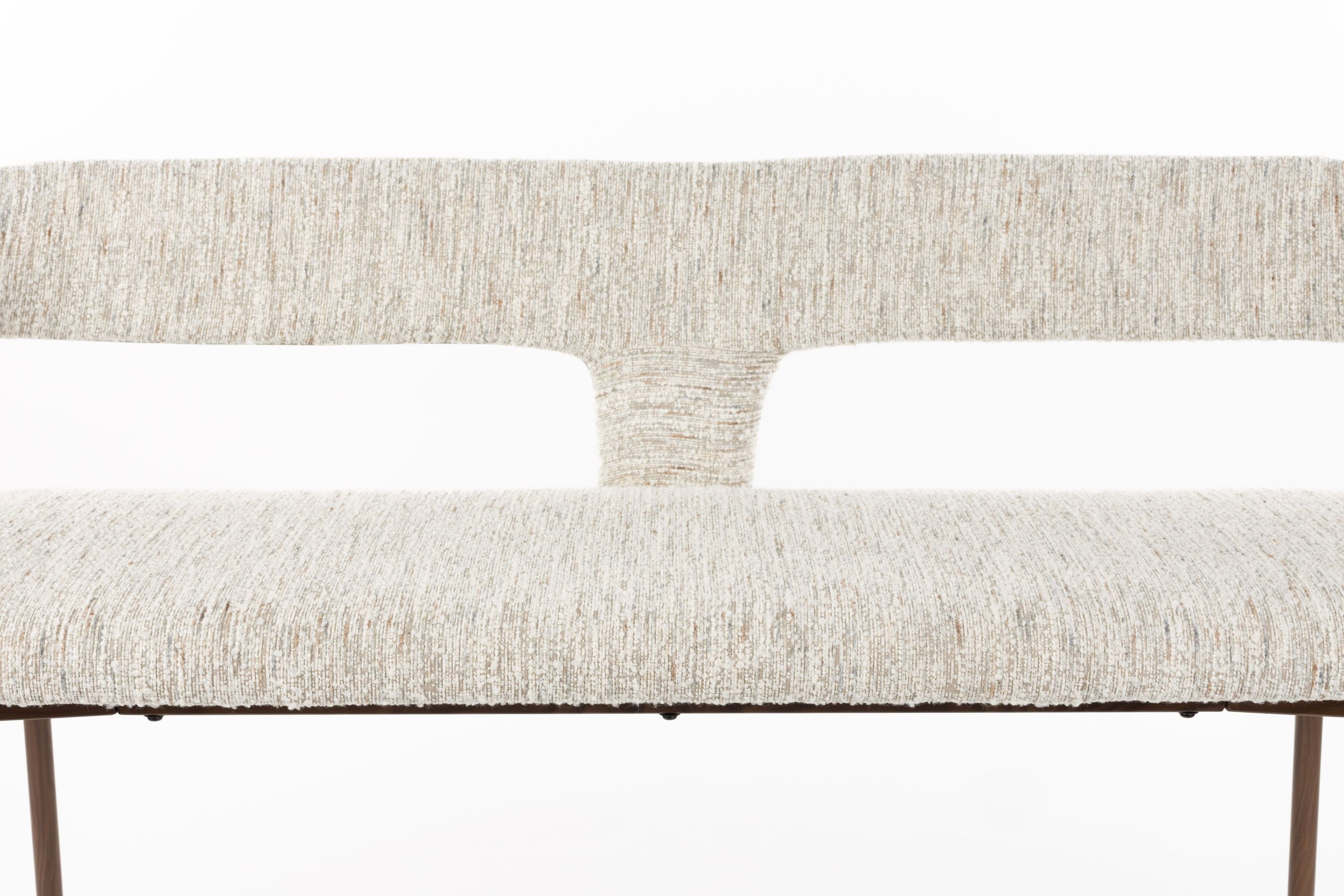 Essgruppe Retro Chelsea Bank + 2 Stühle Beige