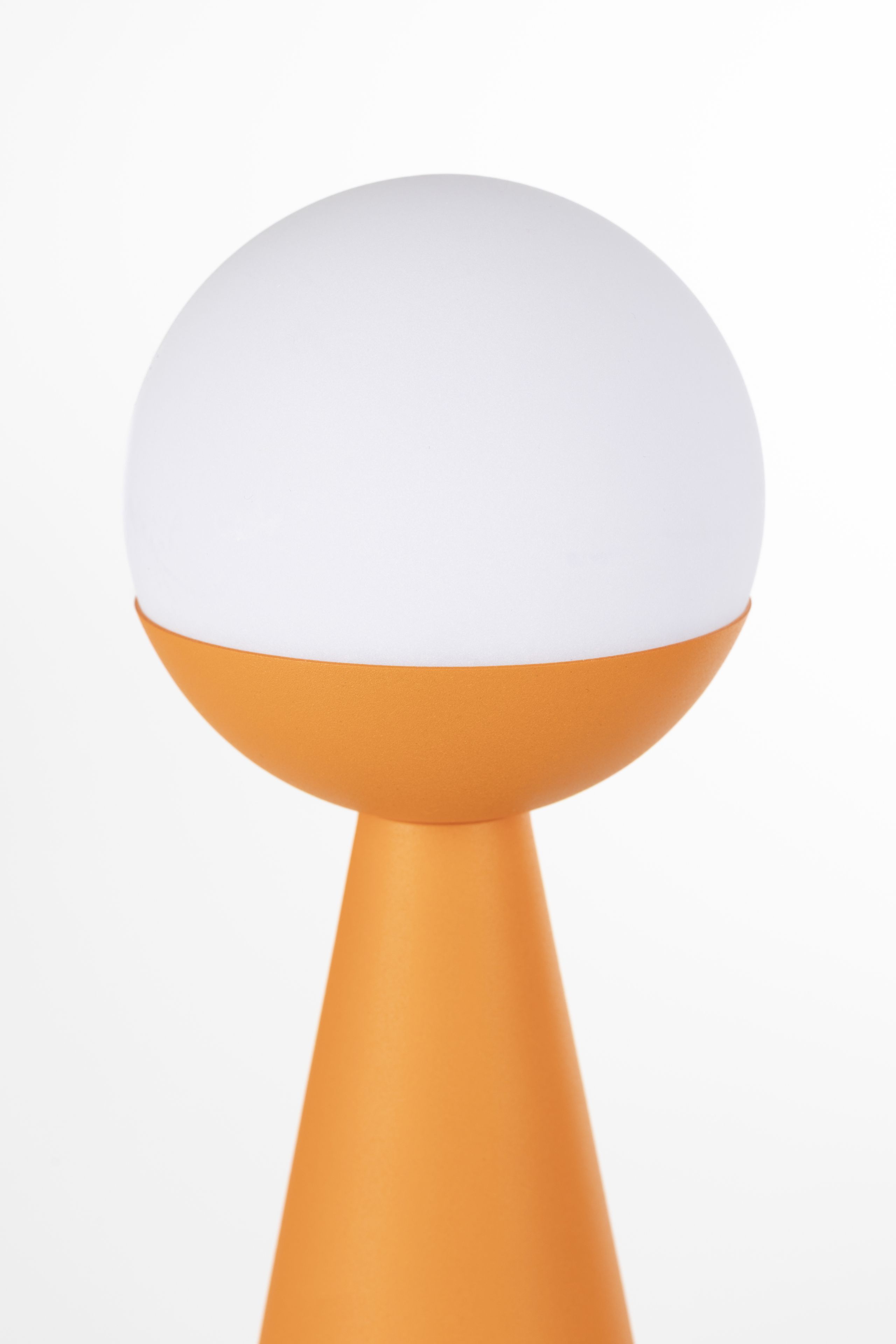 Retro LED Tischlampe Bello dimmbar Mid-Century-Design Orange