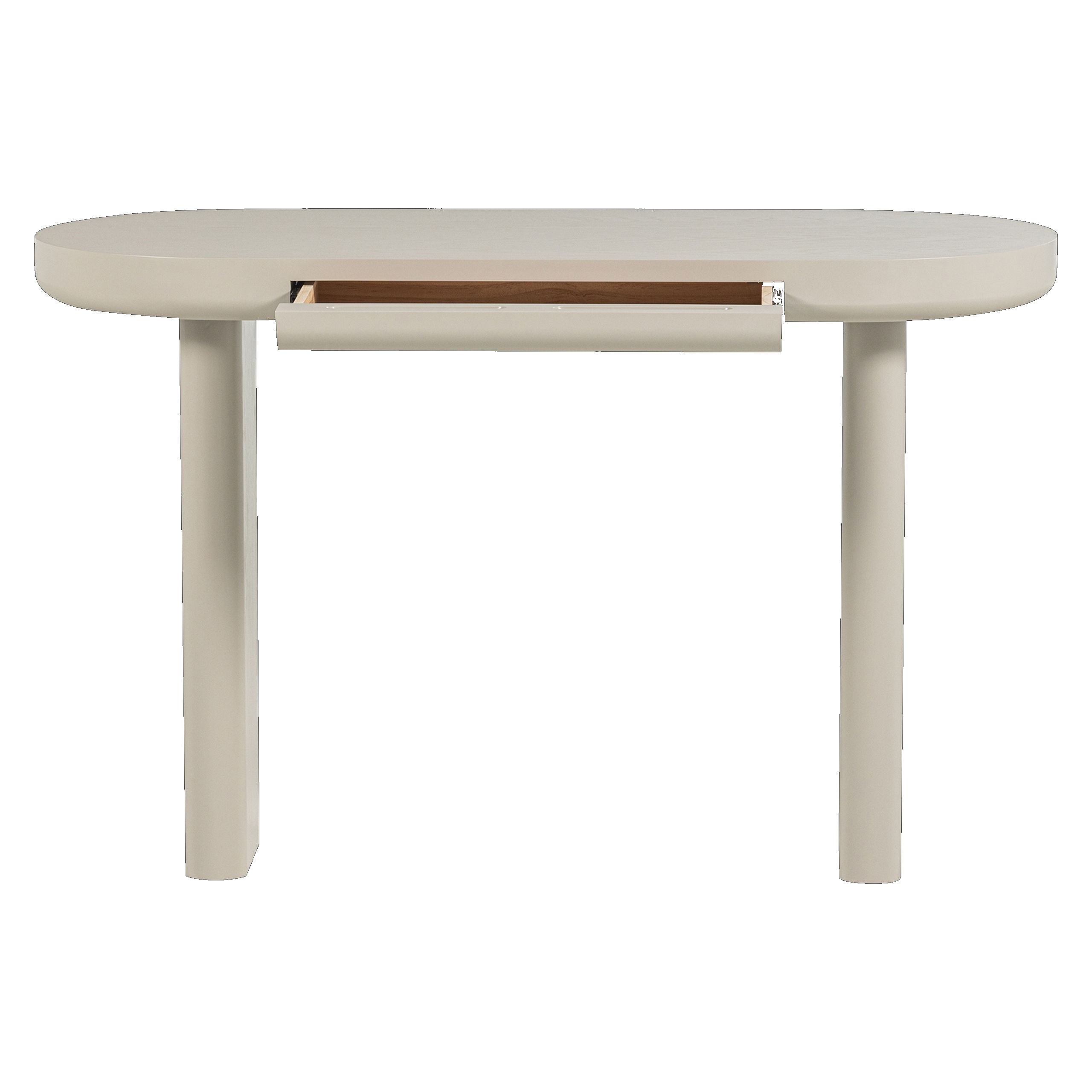 Schreibtisch Konsole Mael 1 Schublade Greige 120 cm