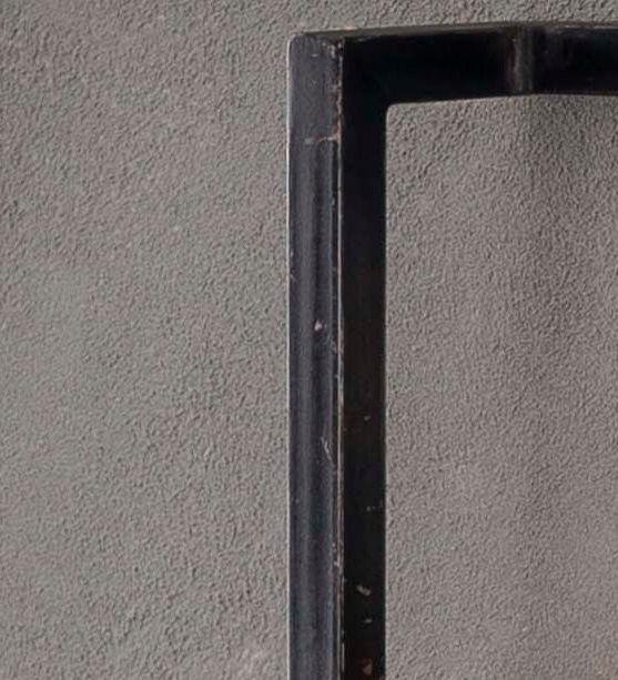 Nachttisch Solid Air Akazie Metall mit Wandhalterung