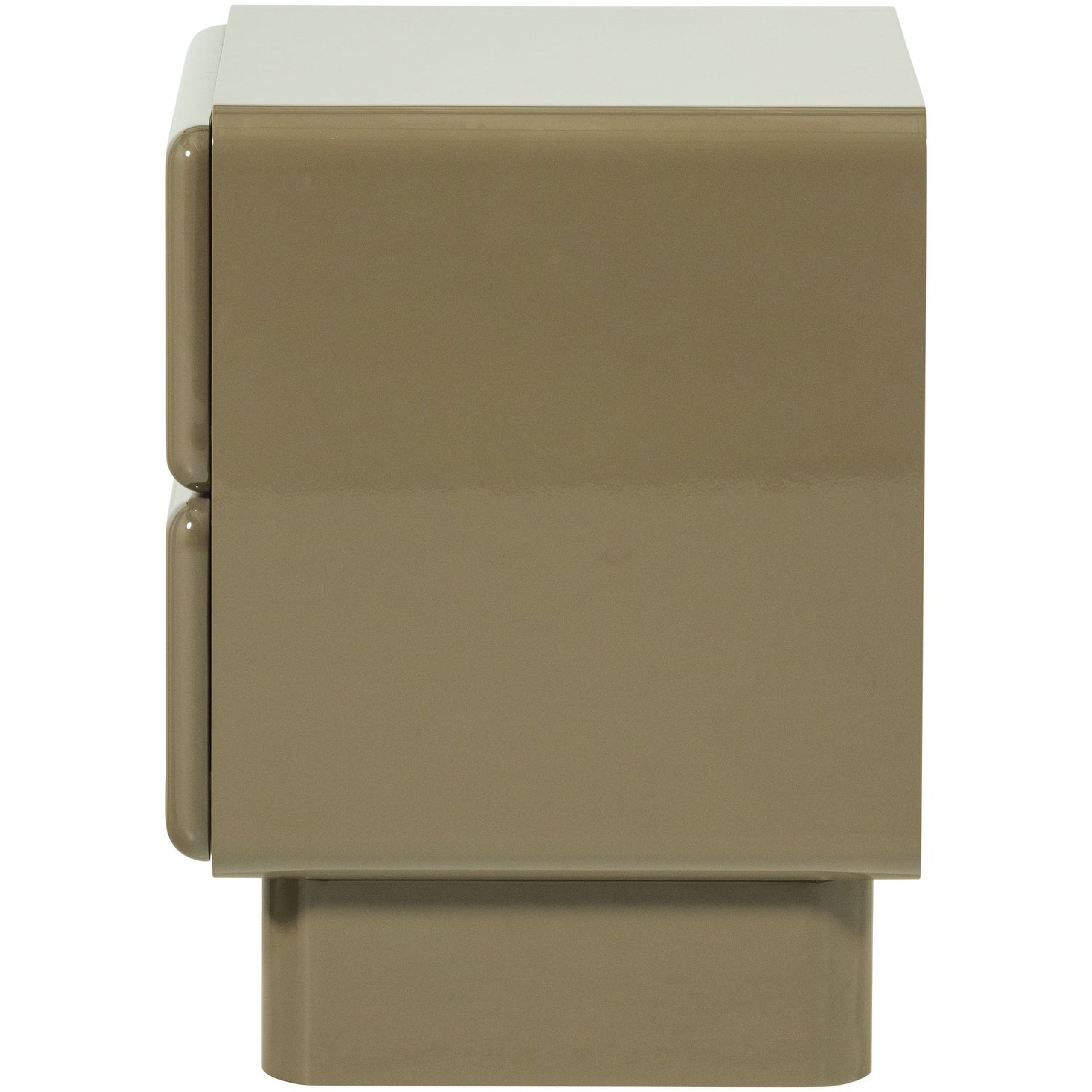 Retro Nachttisch Lustra Hochglanz-Finish Grün