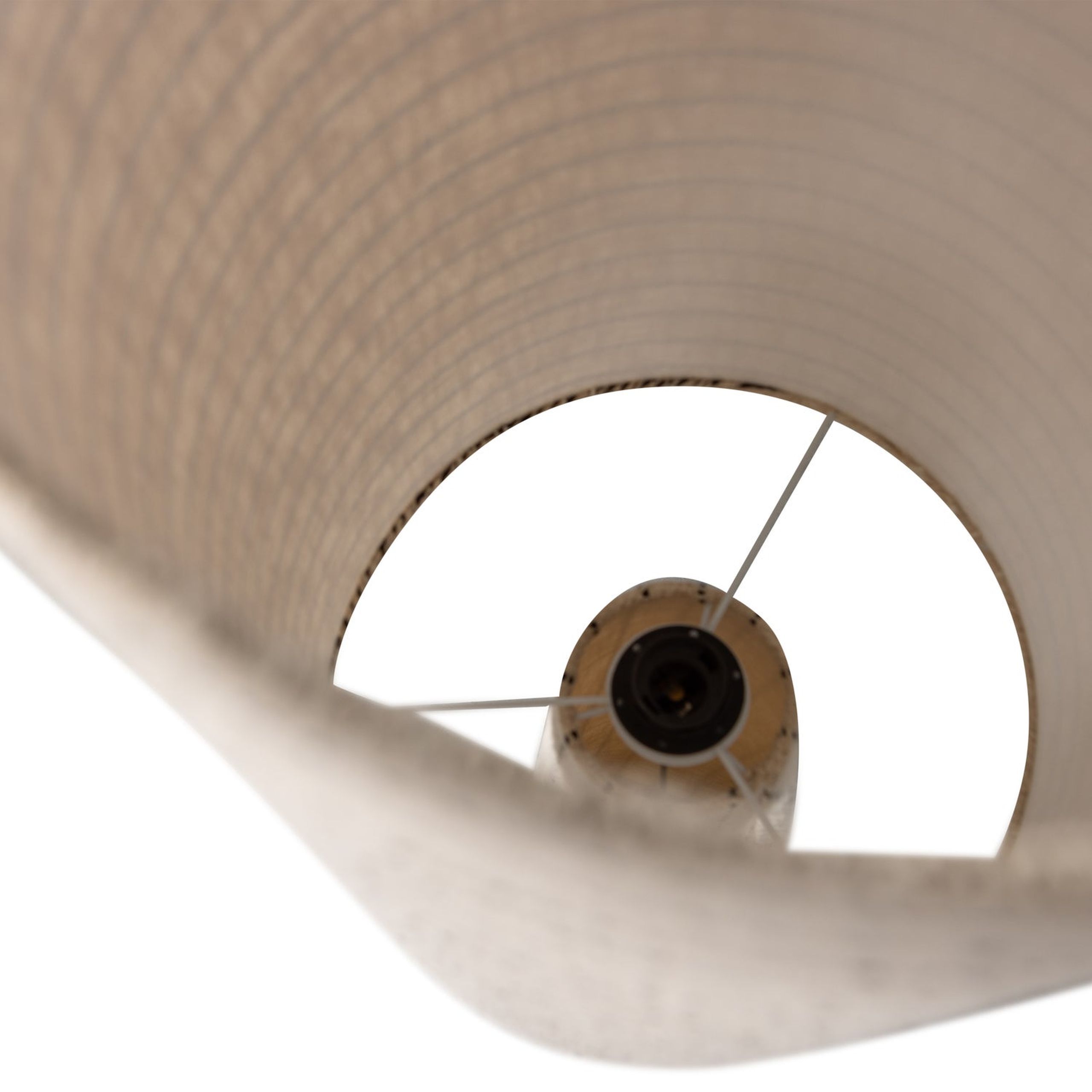 Retro Stehlampe Loft Bouclé Stripes Natur 130 cm Retro Stehlampe Loft Bouclé Stripes Natur 130 cm