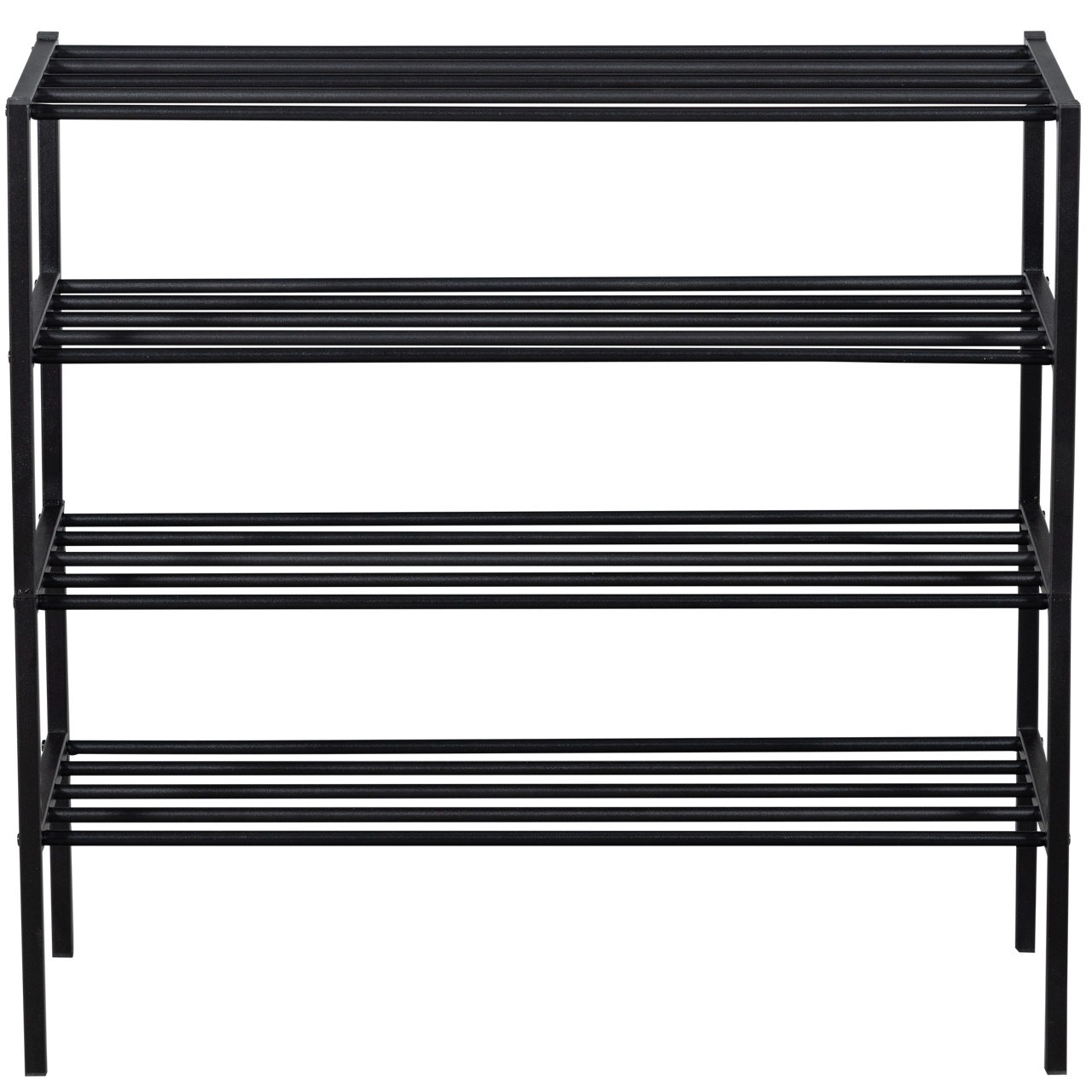 Schuhregal Industrial Ferro Metall Schwarz 80