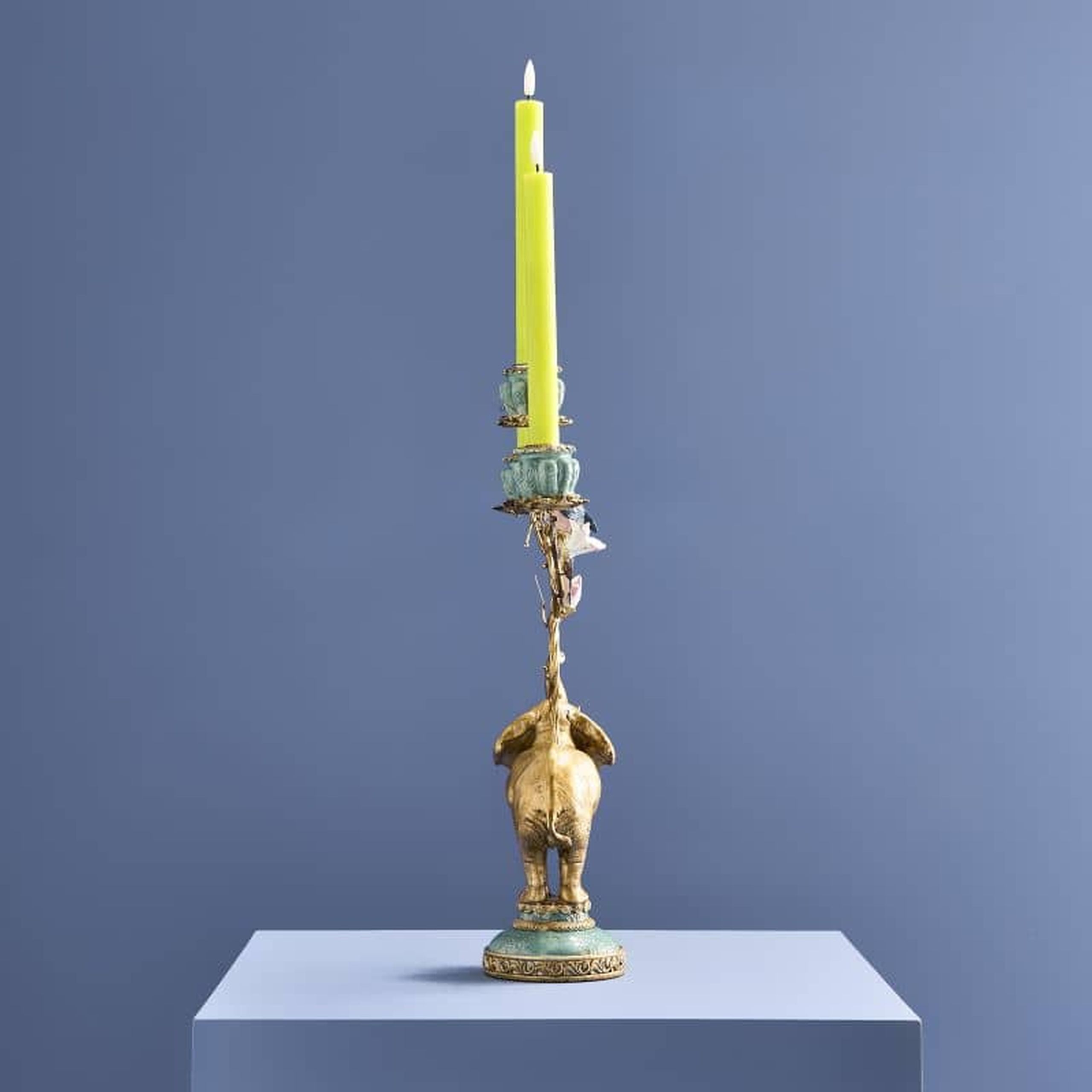 Vintage Kerzenständer Kerzenleuchter Elefant Papagei Vintage Kerzenständer Kerzenleuchter Elefant Papagei