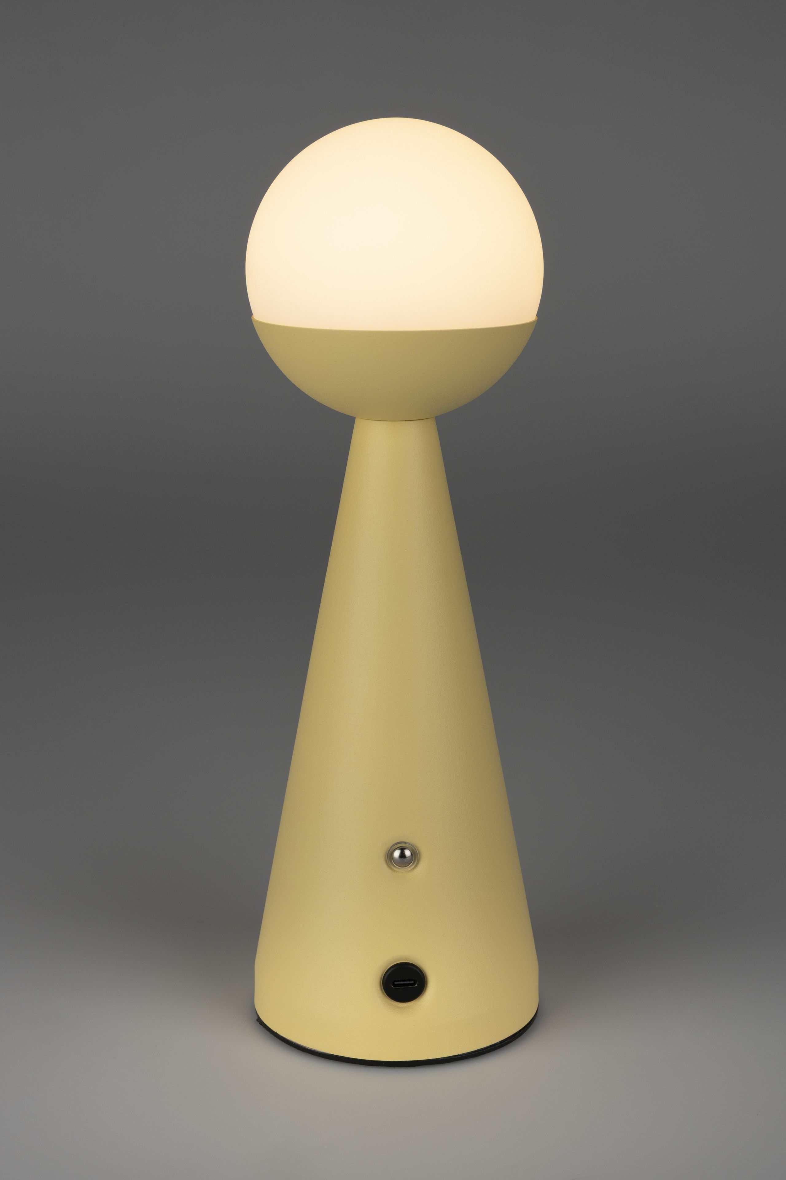 Retro LED Tischlampe Bello dimmbar Mid-Century-Design Lemon