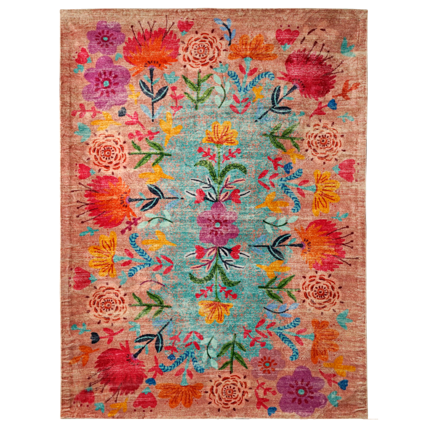 Vintage Boho Teppich Fiore 160 x 230 cm
