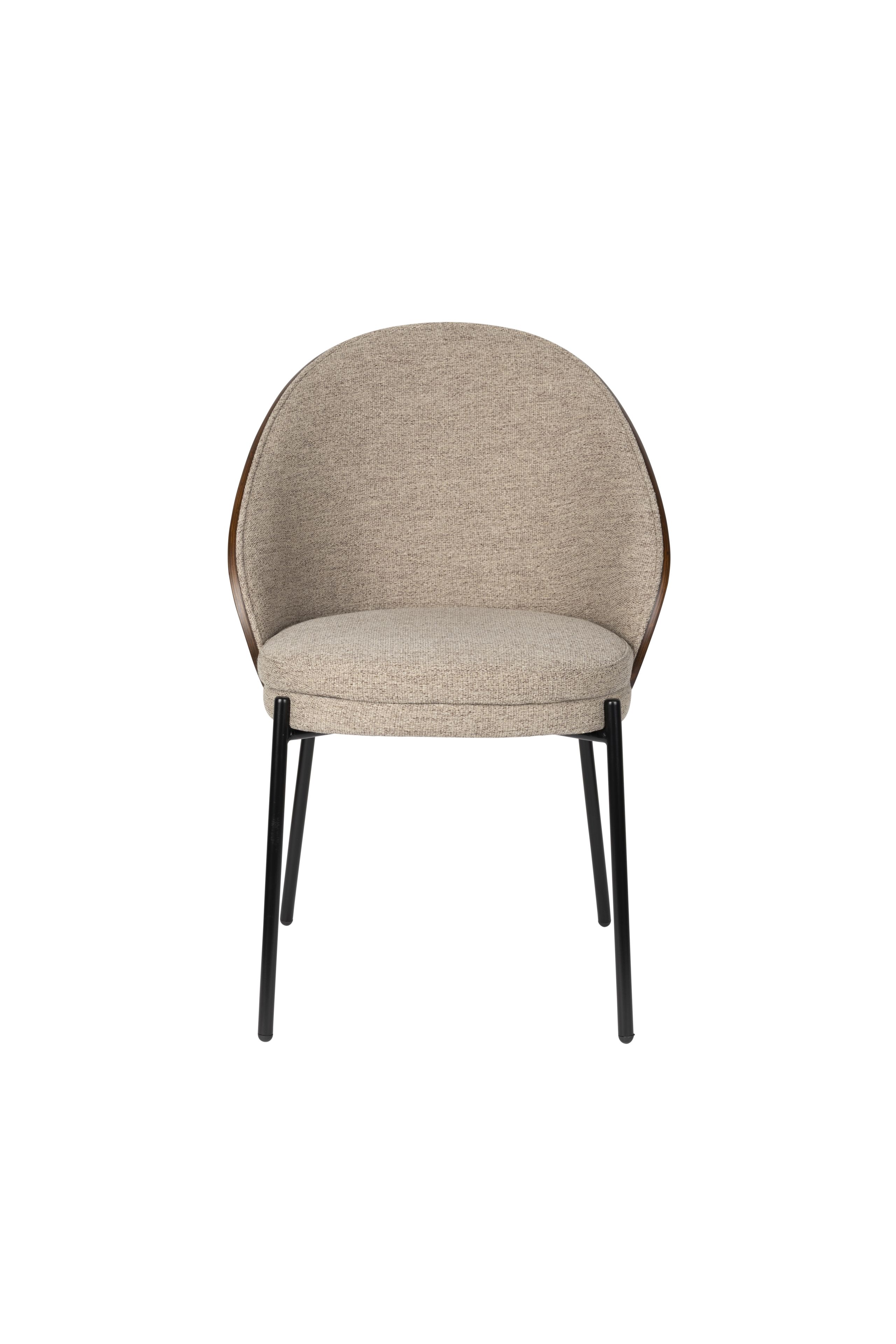 2er Set Retro Esszimmerstuhl Rodin Eschenholz Braun