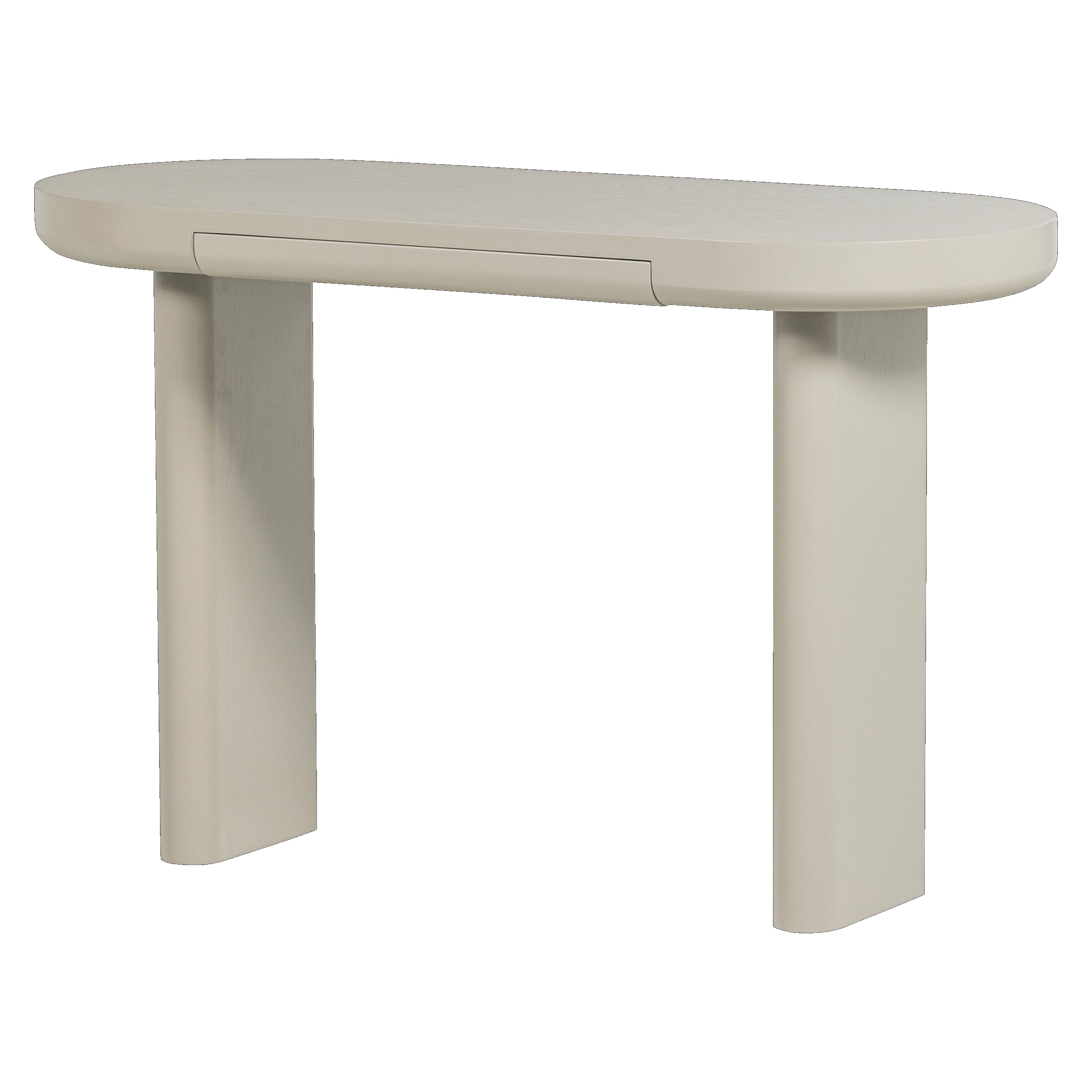 Schreibtisch Konsole Mael 1 Schublade Greige 120 cm