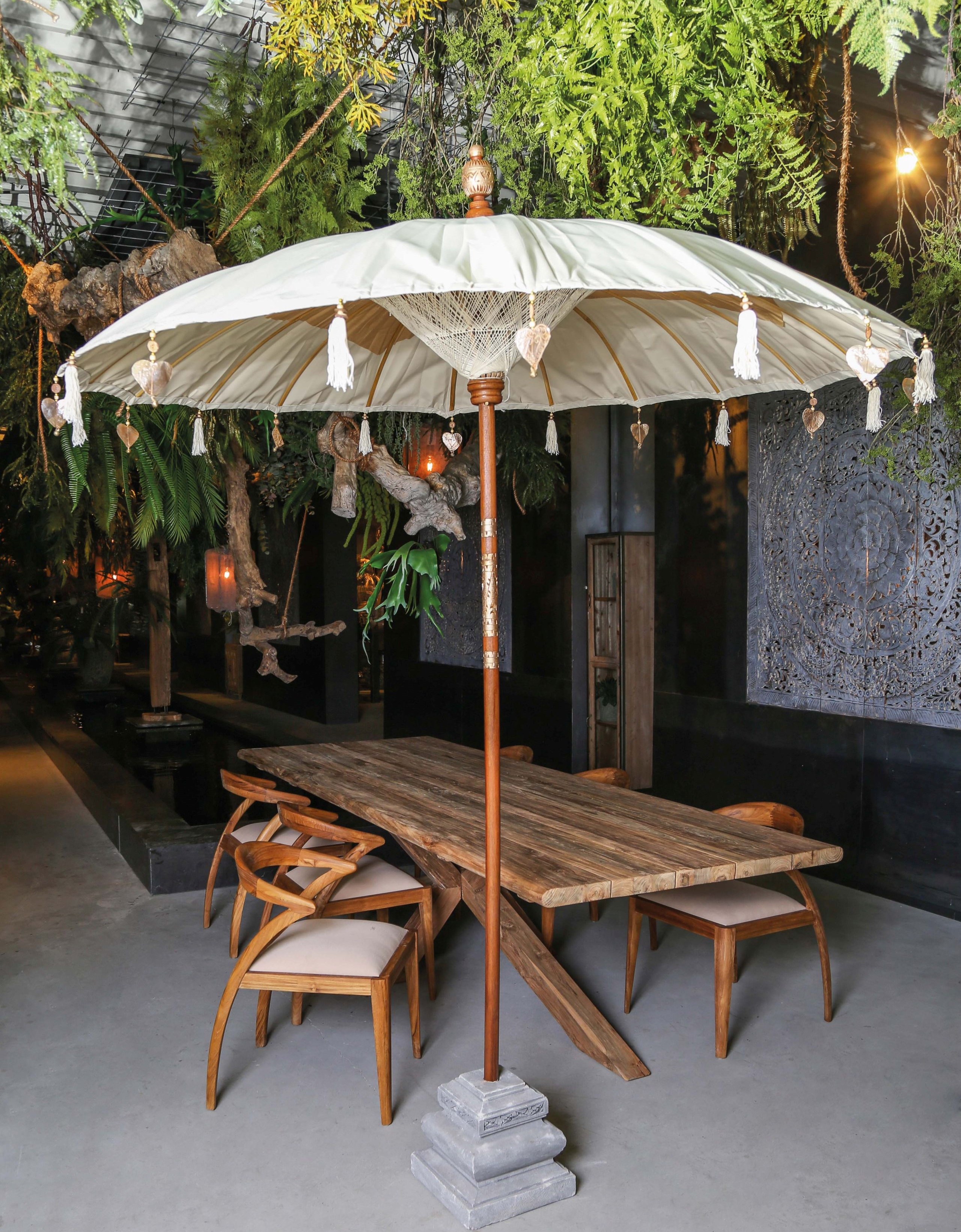 Esstisch Outdoortisch Bali Recyceltes Teakholz Massiv 250cm