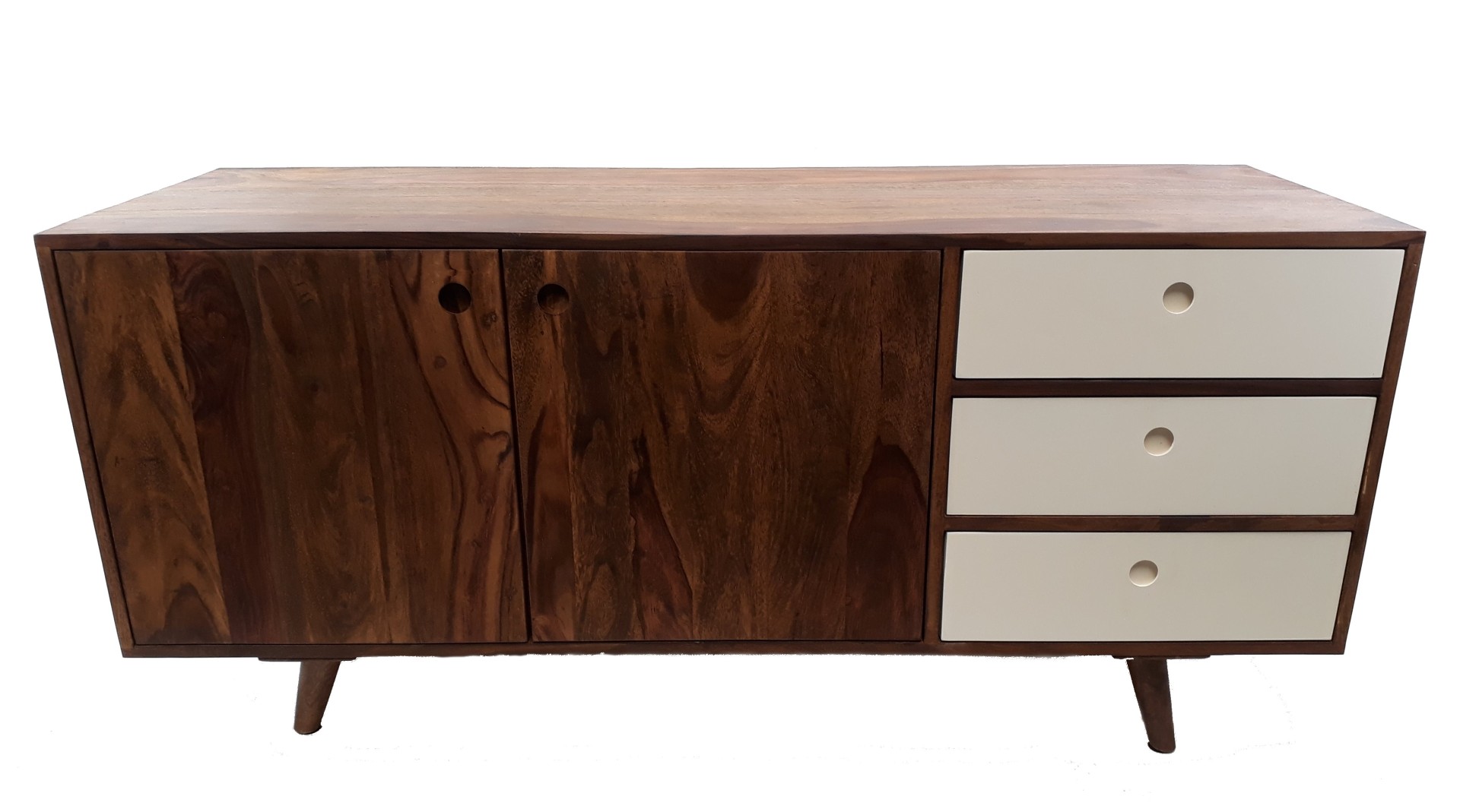 Sideboard Vintage Oslo Kommode Sheesham Massivholz 140