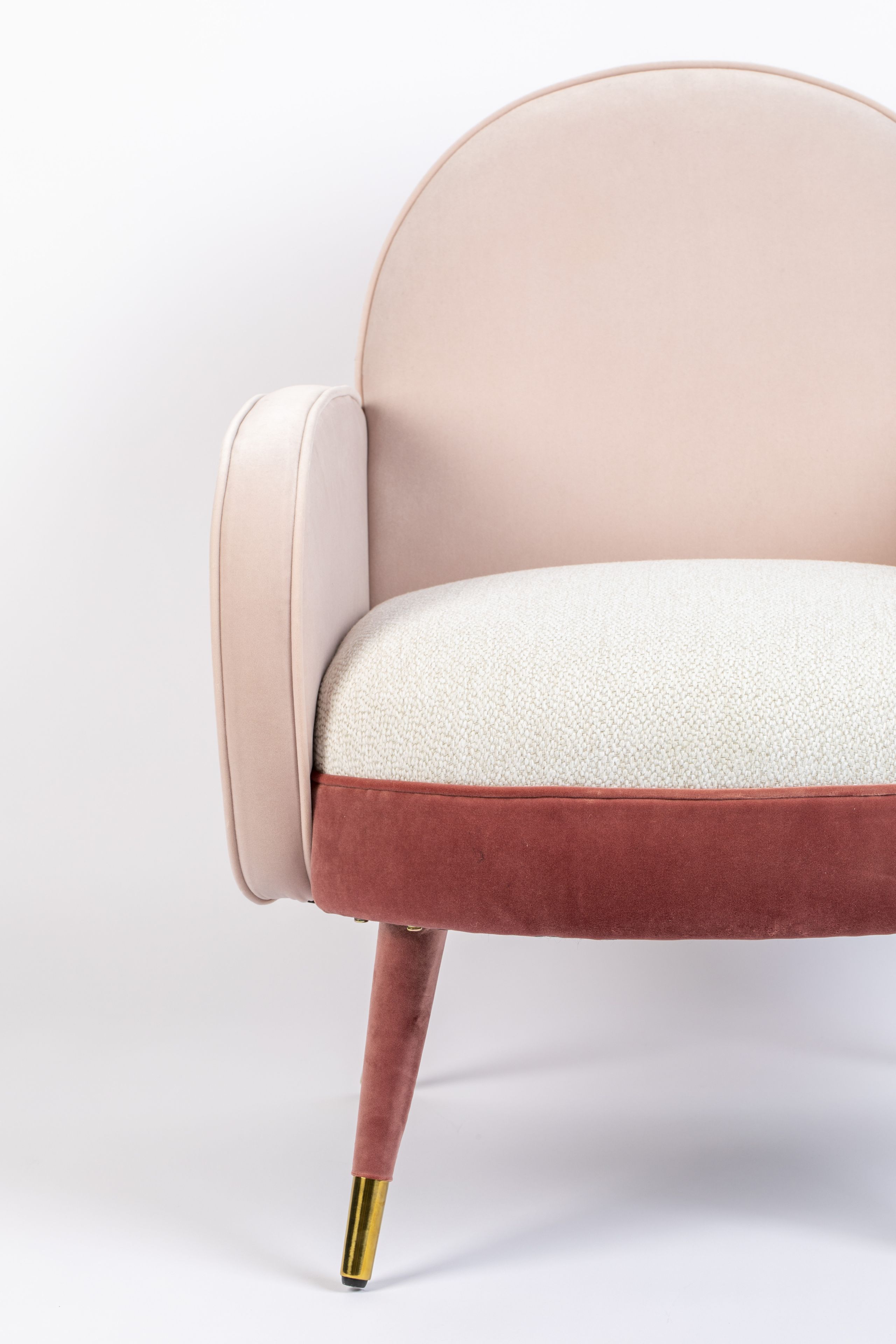 3100136_5 Retro Sessel Cocktailsessel SAM Rosa Lounger