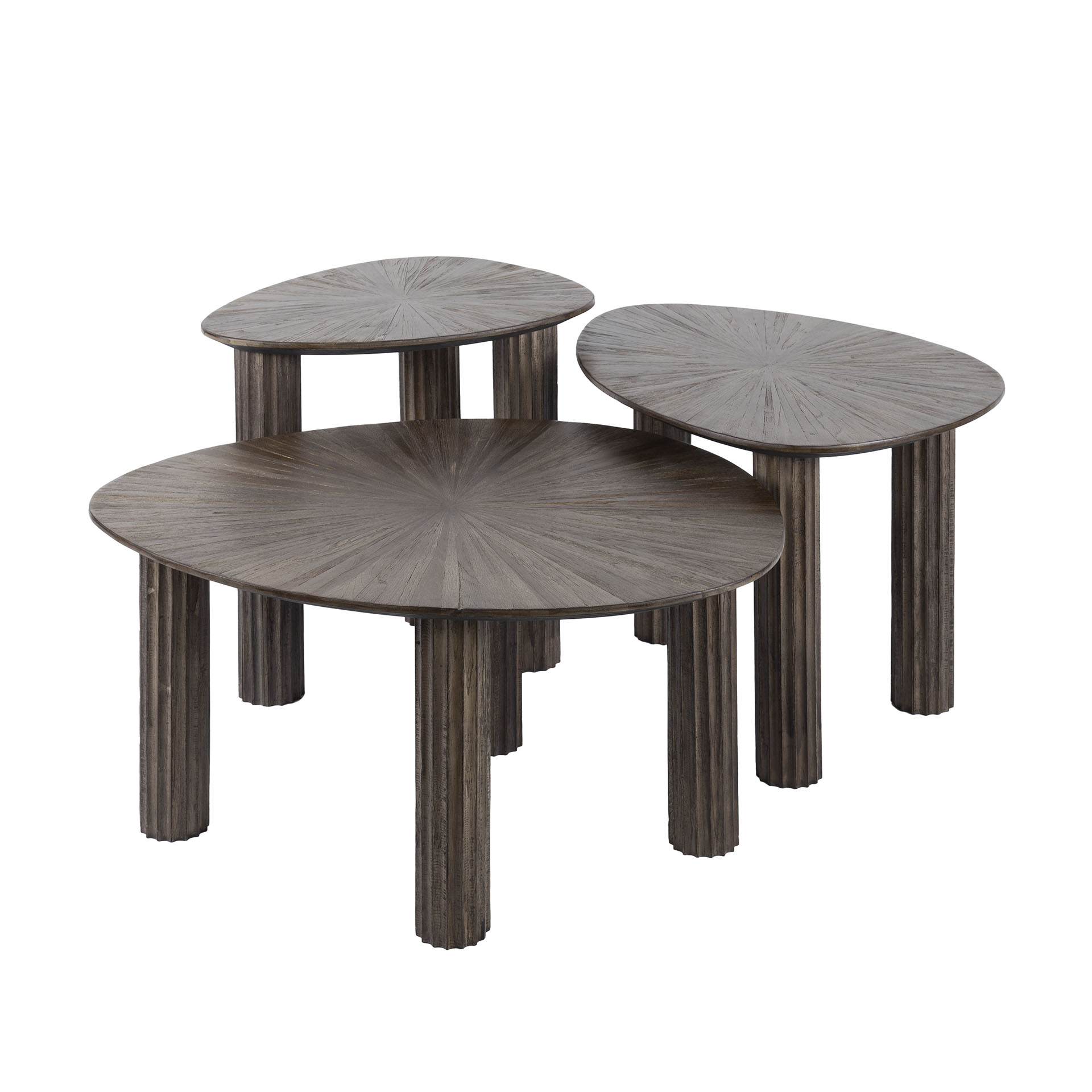 Retro Couchtischsets Maya Teakholz verschiedene Ausführungen