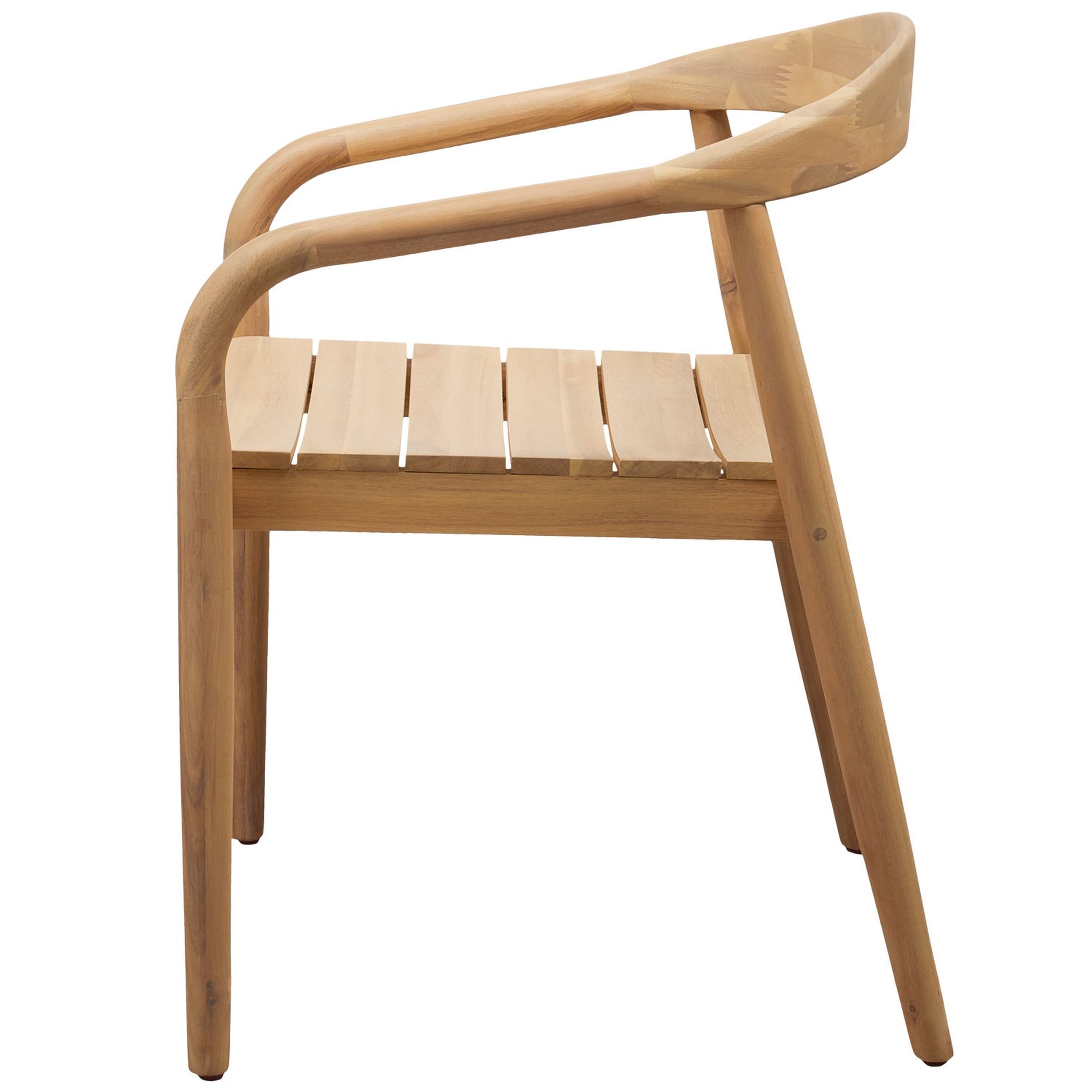 Essgruppe Gartentisch Outdoortisch Kris Akazienholz 215 cm + 4 Stühle Boru
