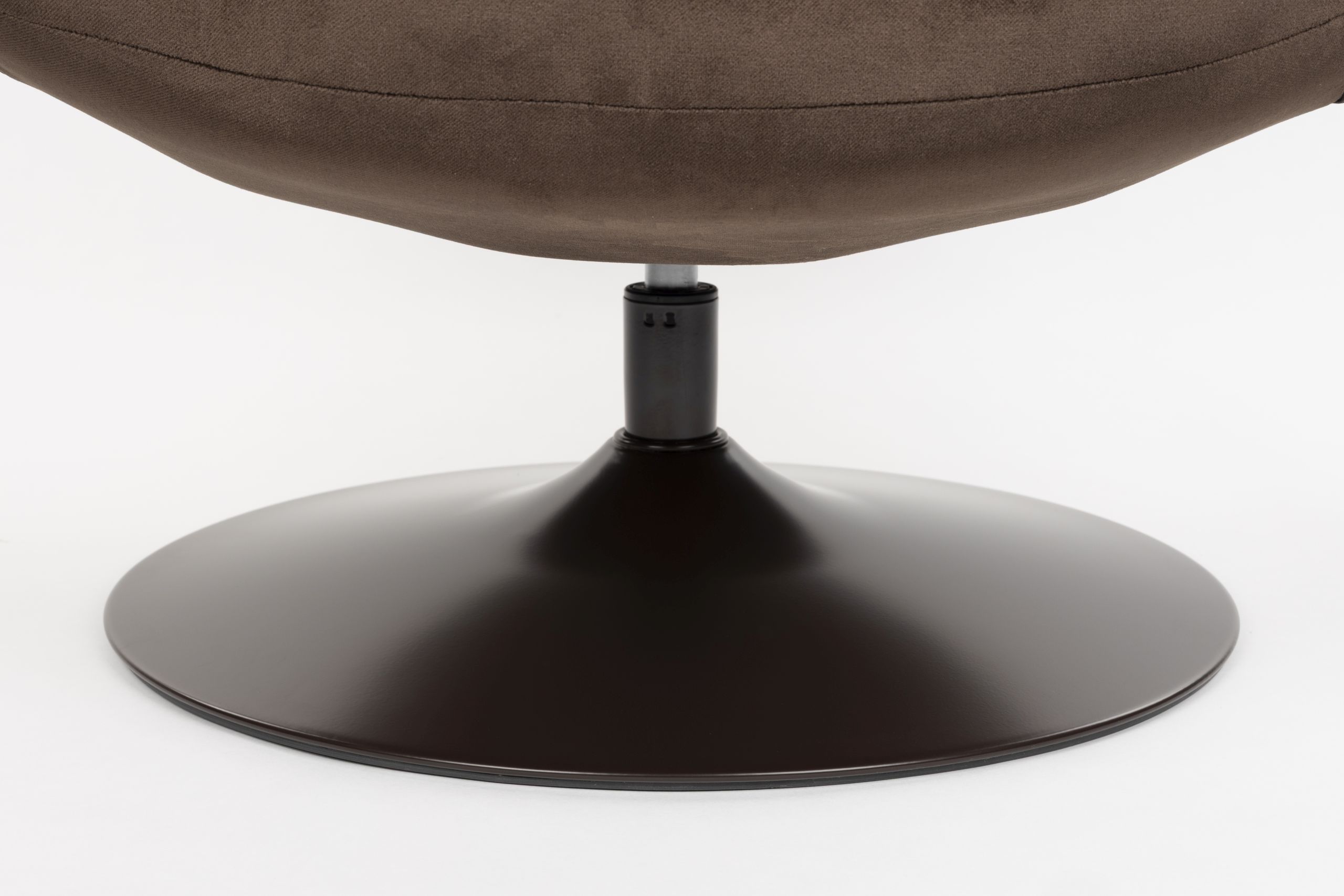 Retro Drehsessel Loungesessel Beefy Braun