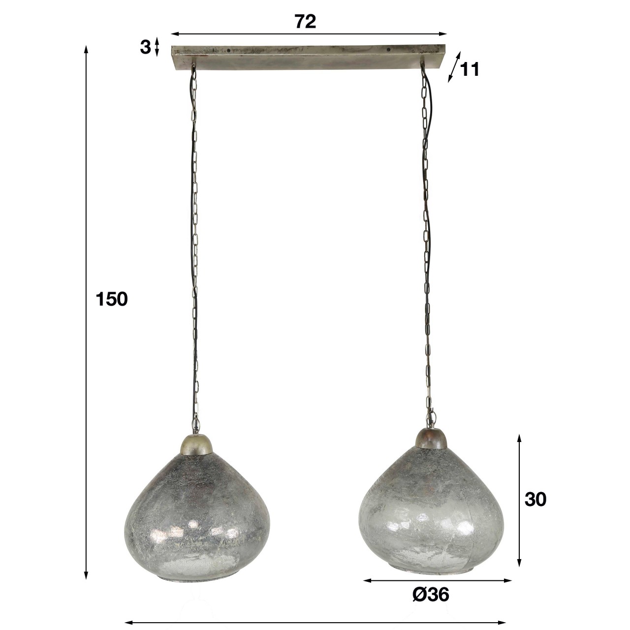 Produktbild von Industrielle Französische Vintage Emaille Fabrik Hängelampe Bei